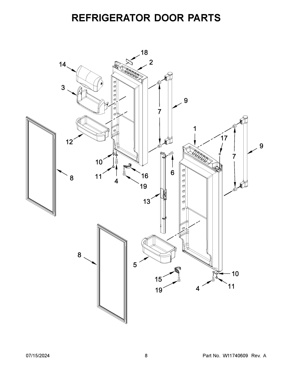 05 - REFRIGERATOR DOOR PARTS