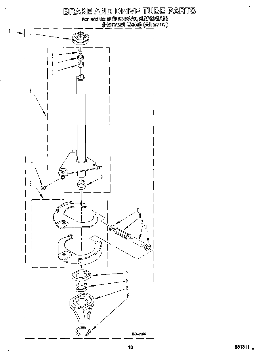 07 - BRAKE AND DRIVE TUBE