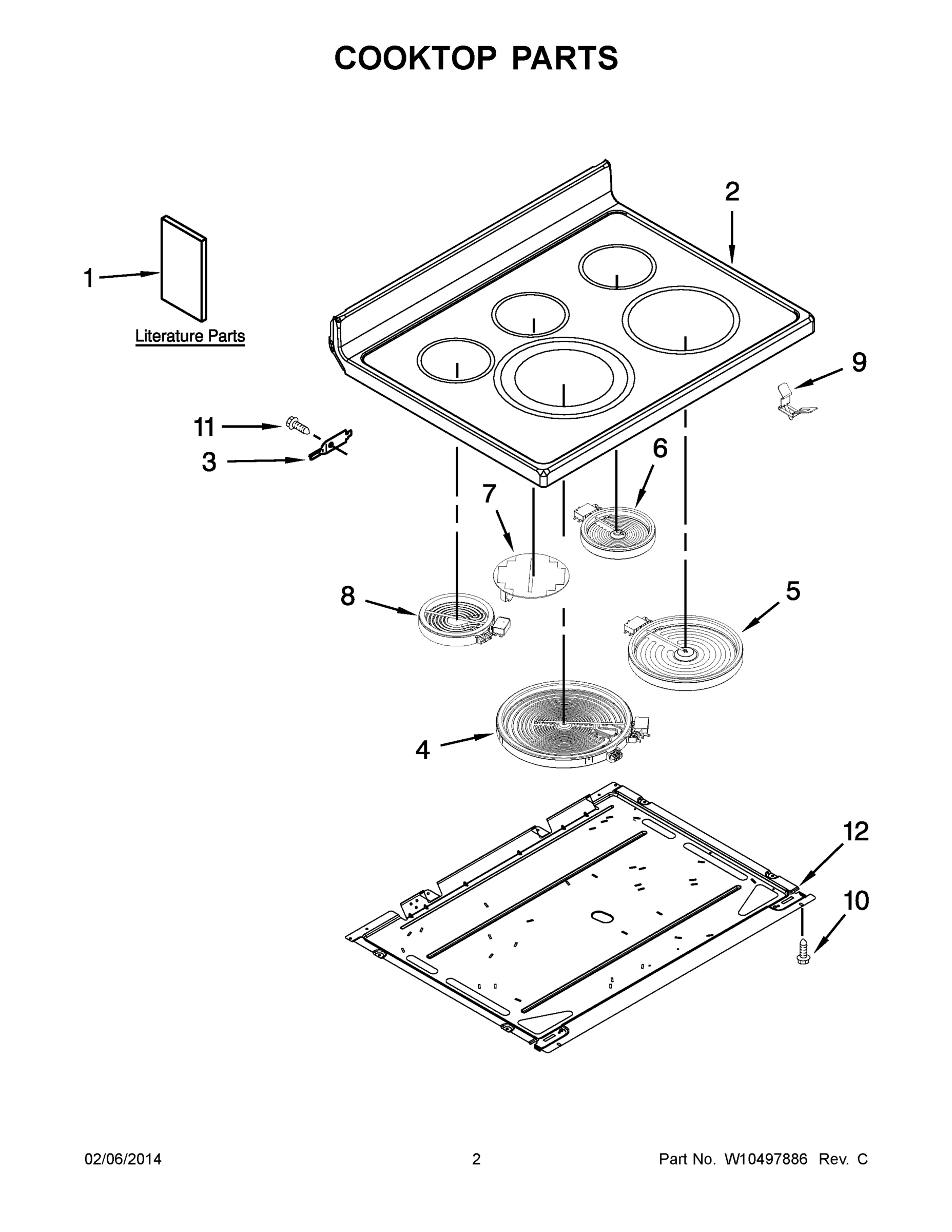 02 - COOKTOP PARTS