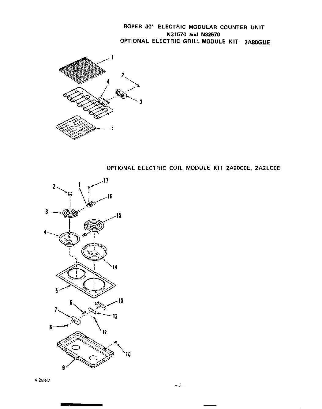 03 - ELECTRIC GRILL MODULE , ELECTRIC