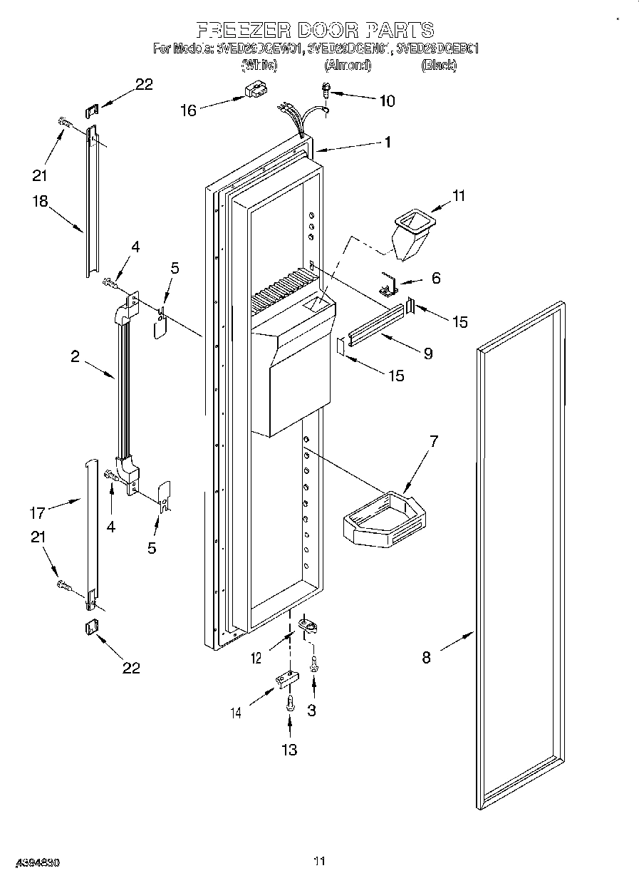 07 - FREEZER DOOR