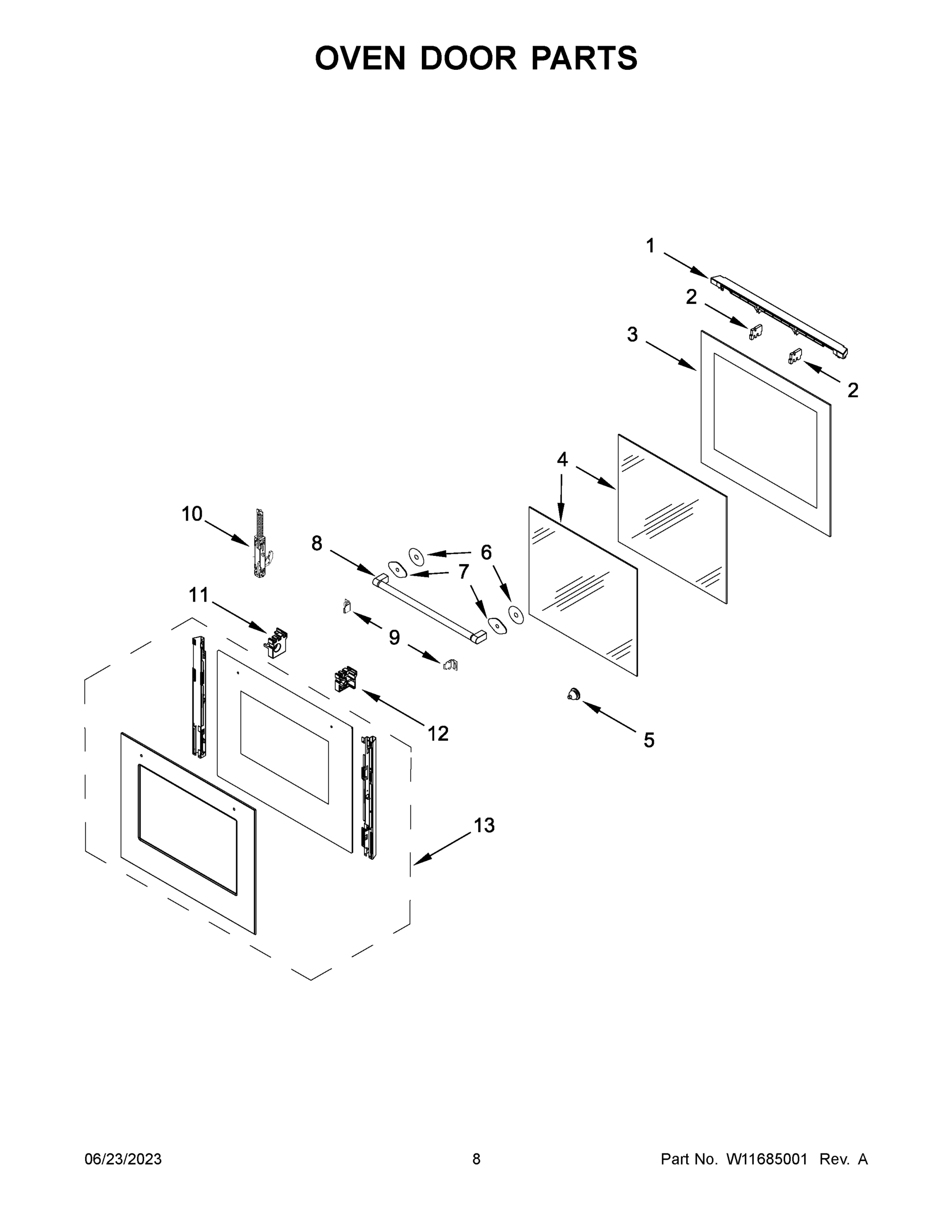 05 - OVEN DOOR PARTS
