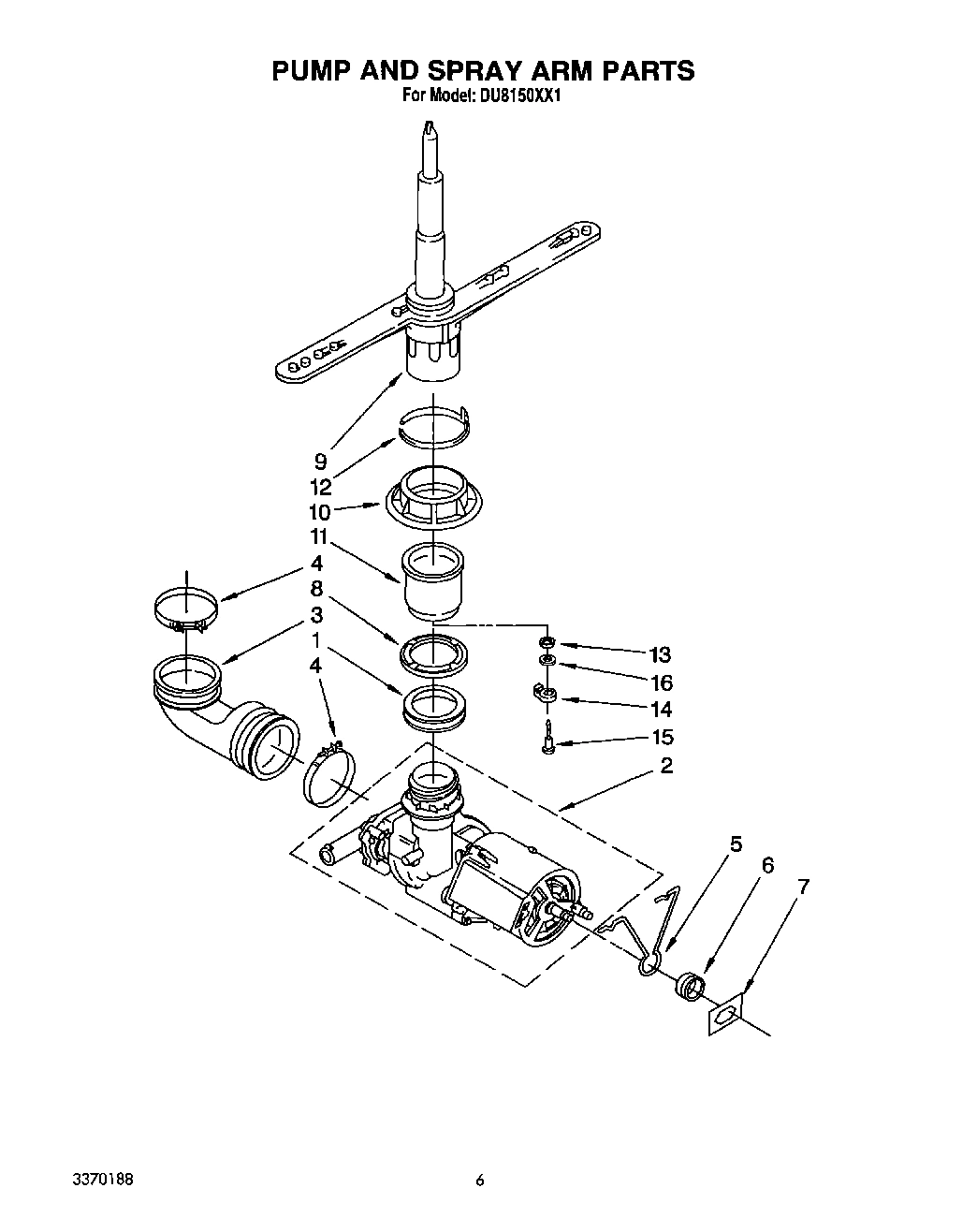 05 - PUMP AND SPRAY ARM