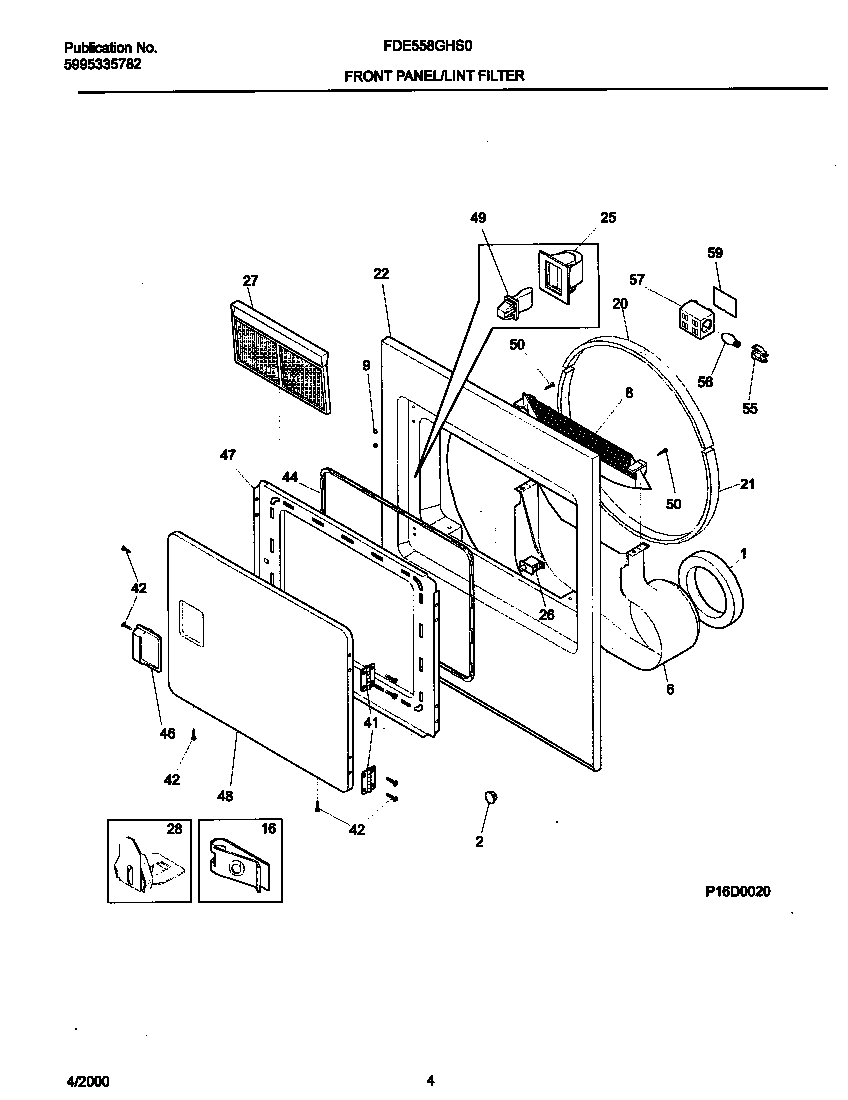 03 - P16D0020 FRNT PNL,DOOR