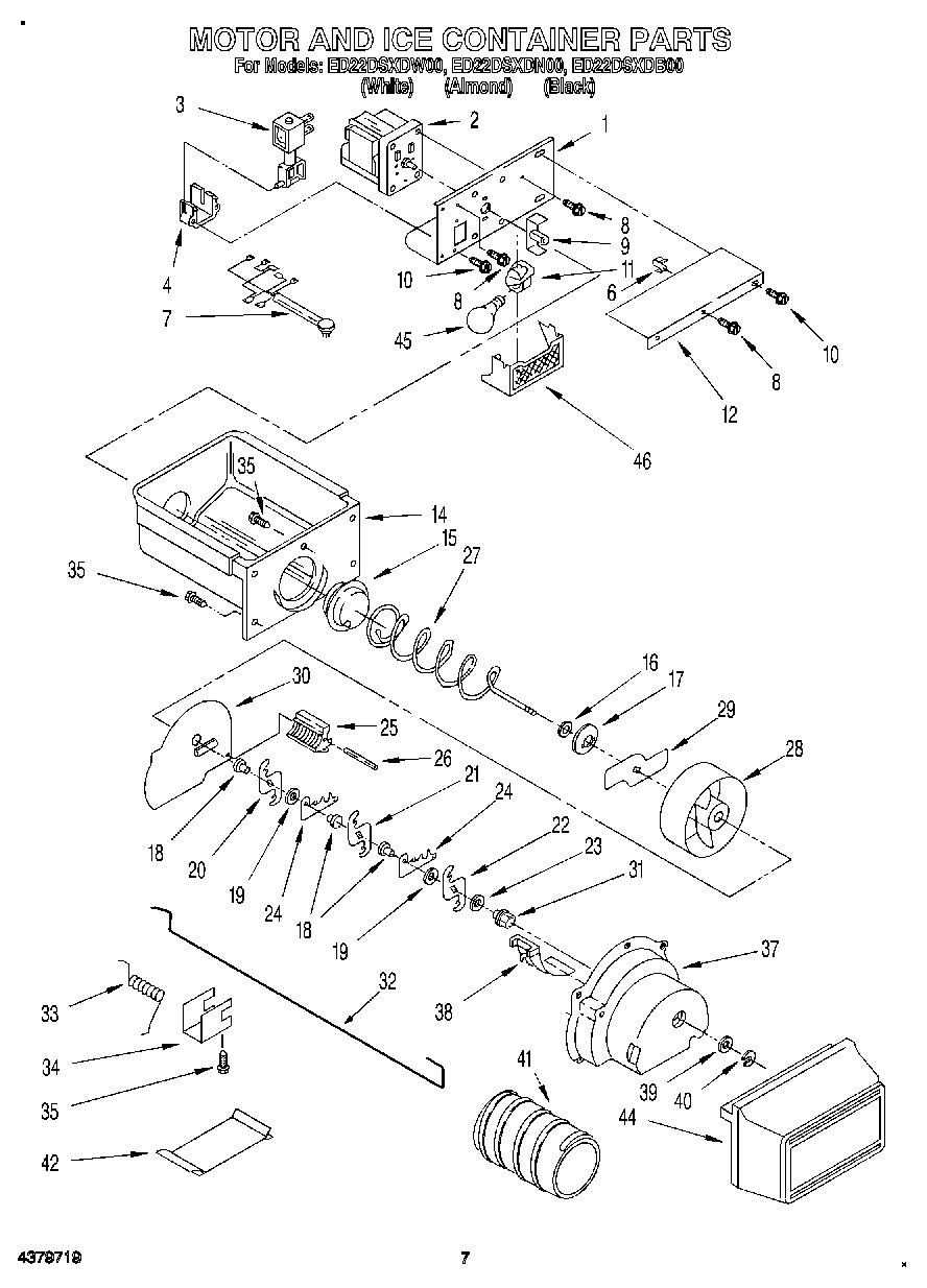 06 - MOTOR AND ICE CONTAINER