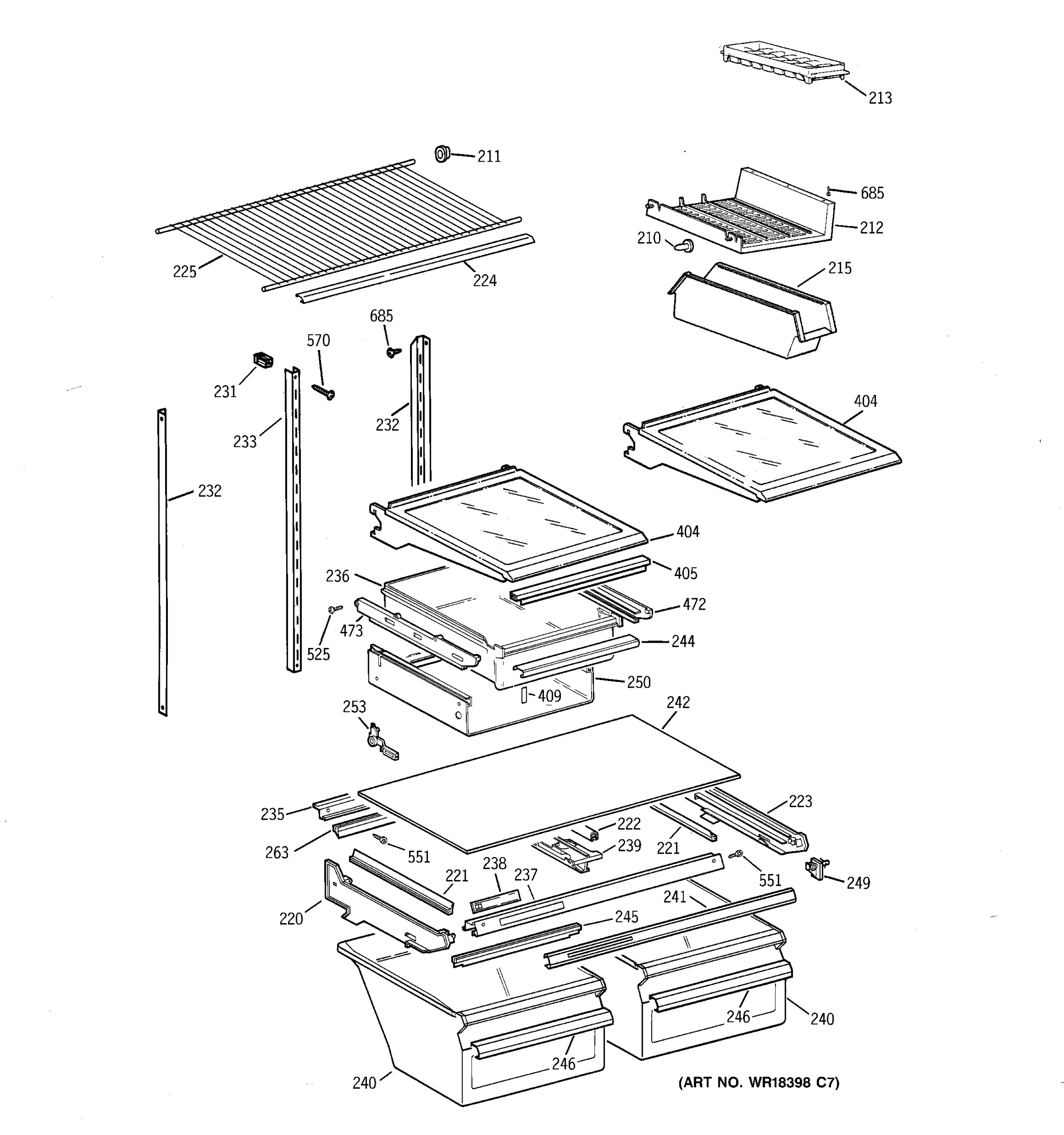 SHELF PARTS