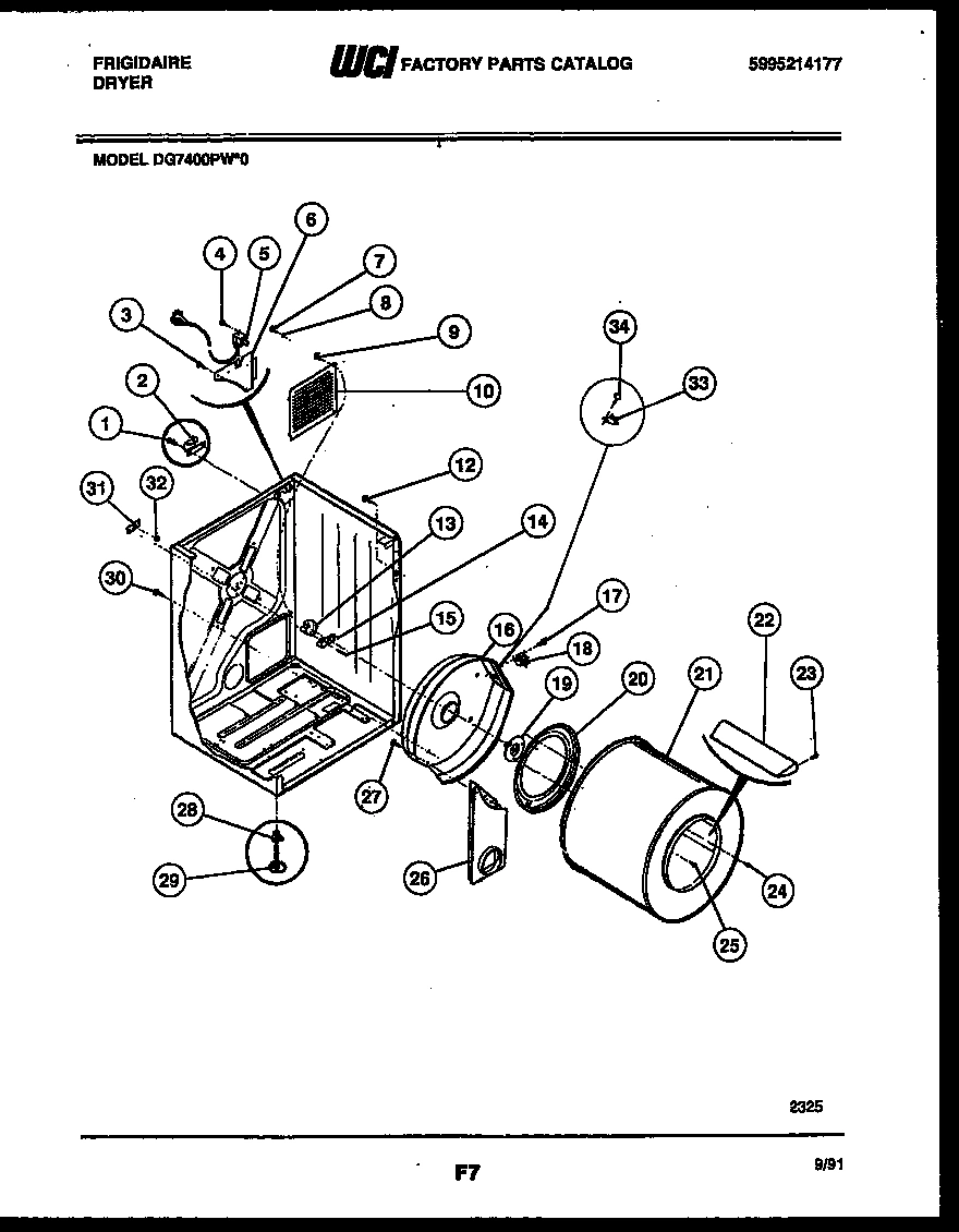 02 - CABINET AND COMPONENT PARTS