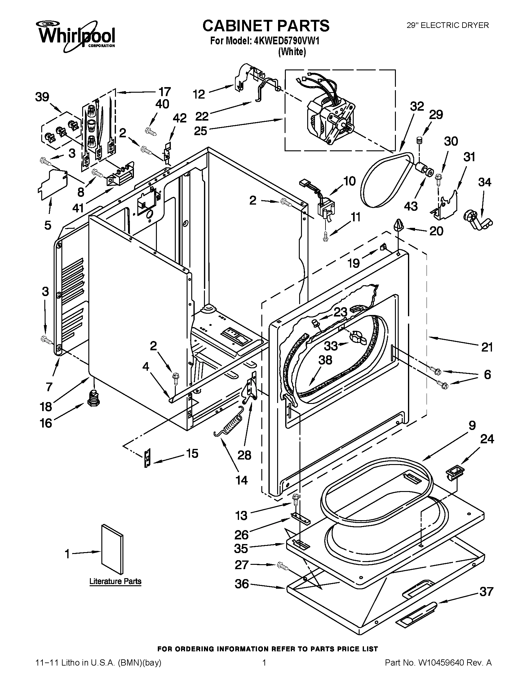 01 - CABINET PARTS