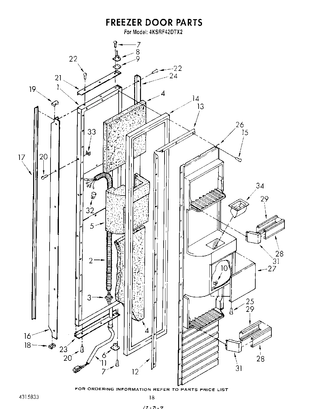 12 - FREEZER DOOR