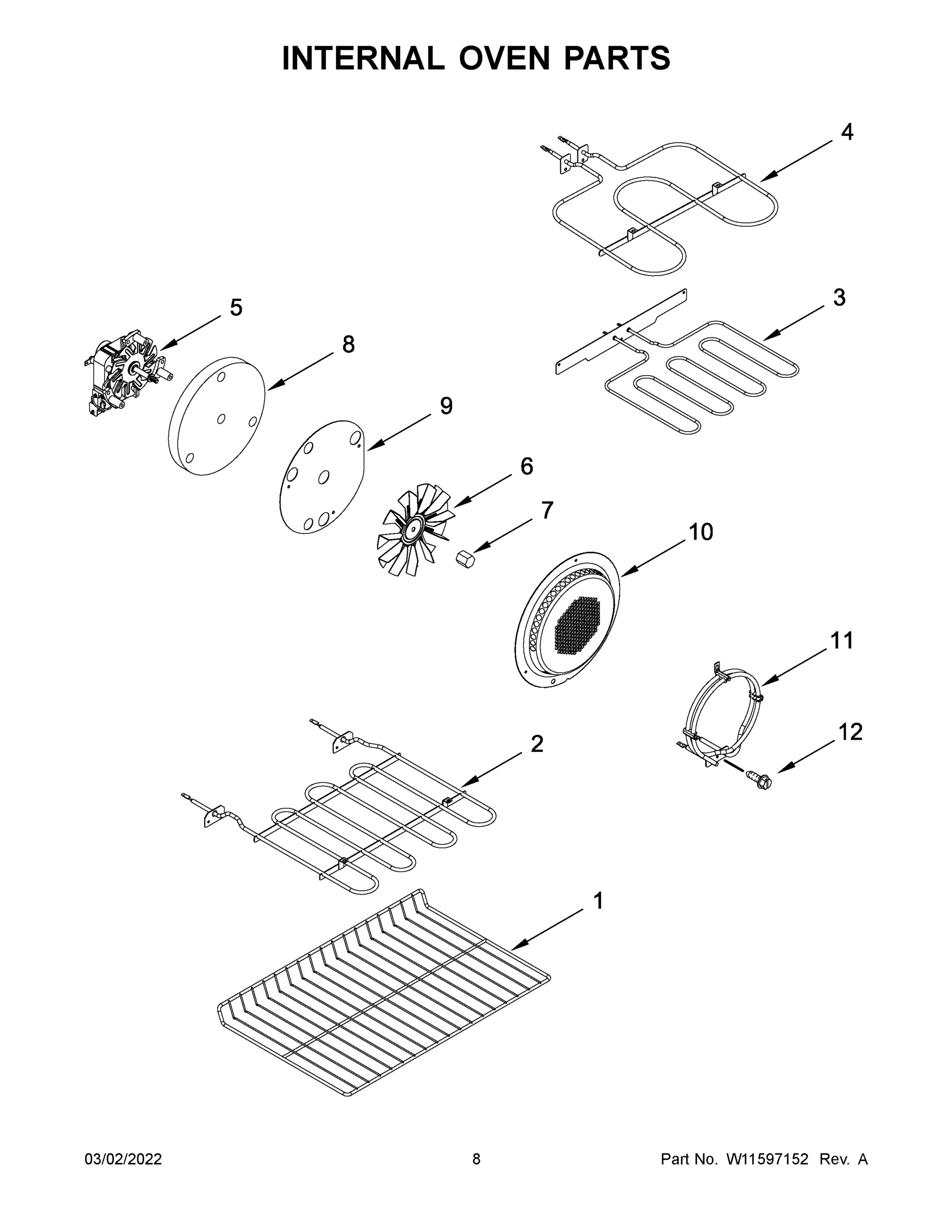 05 - INTERNAL OVEN PARTS