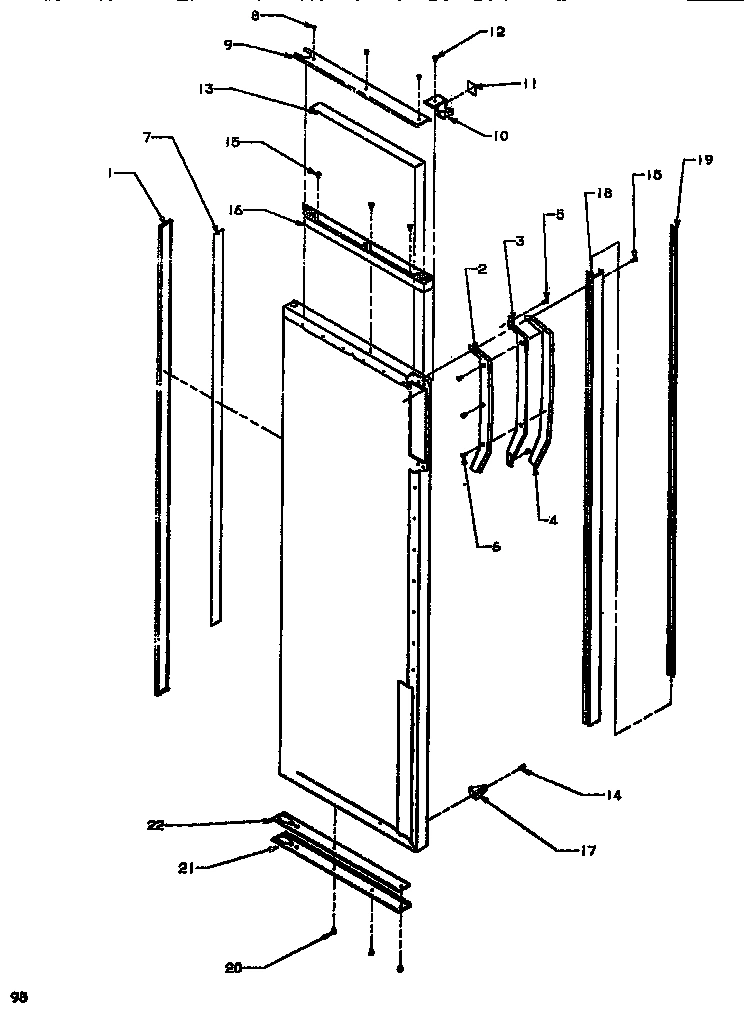 10 - HANDLE & TRIM REF DOOR