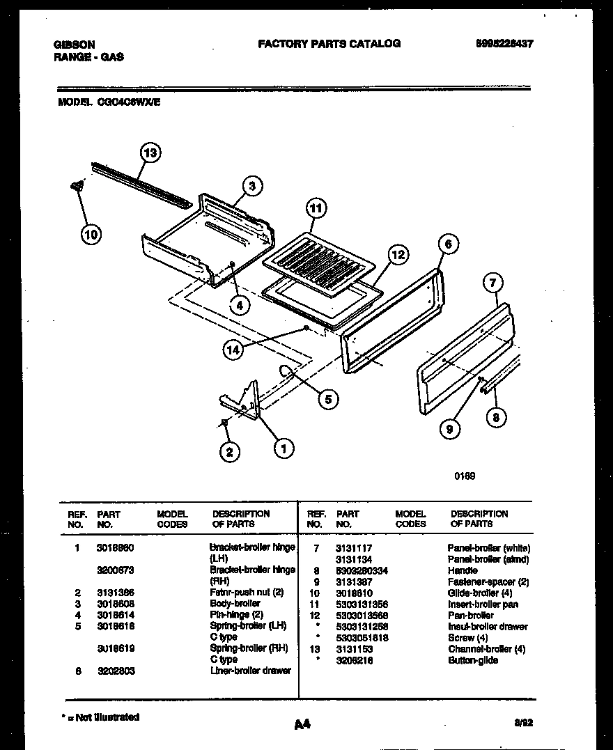 04 - BROILER DRAWER PARTS