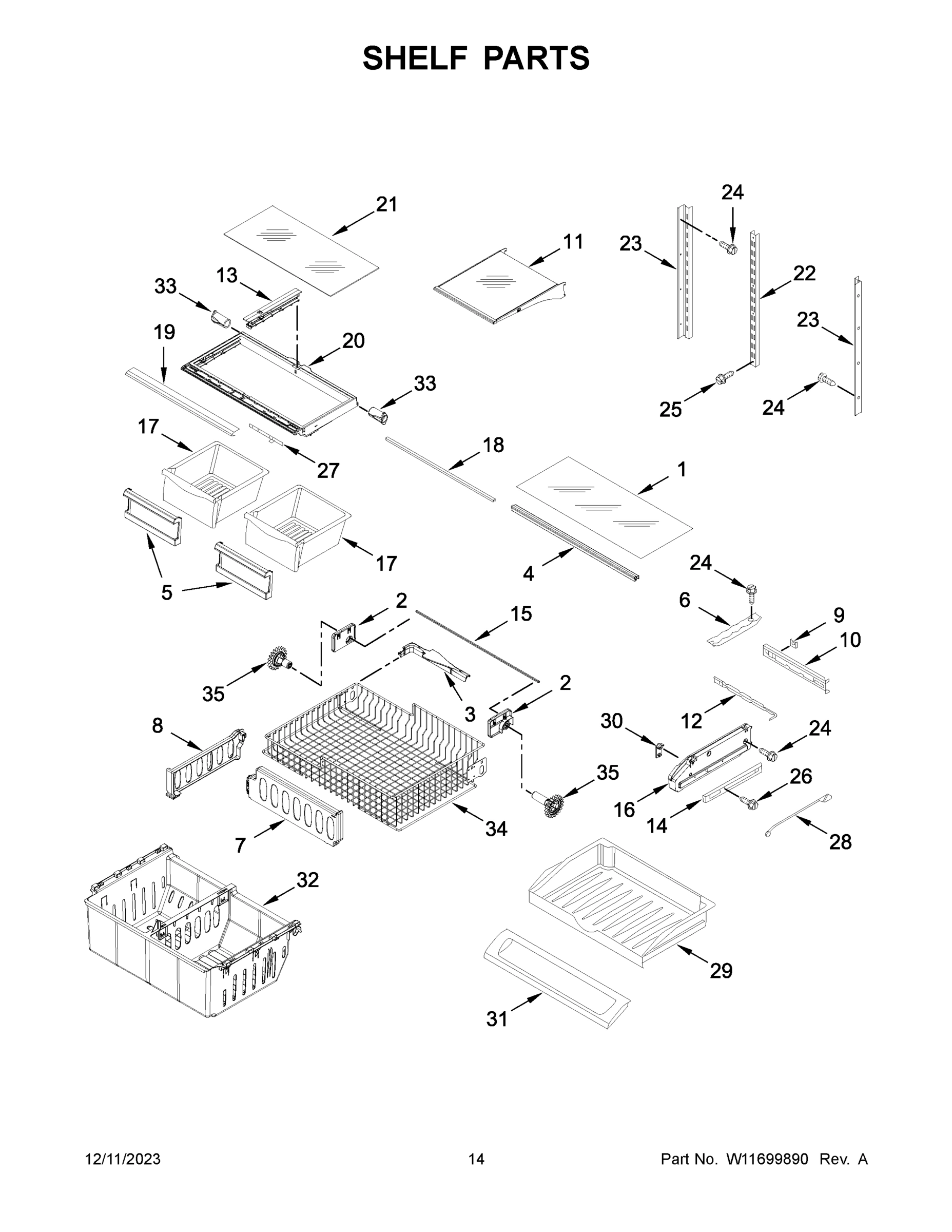 08 - SHELF PARTS