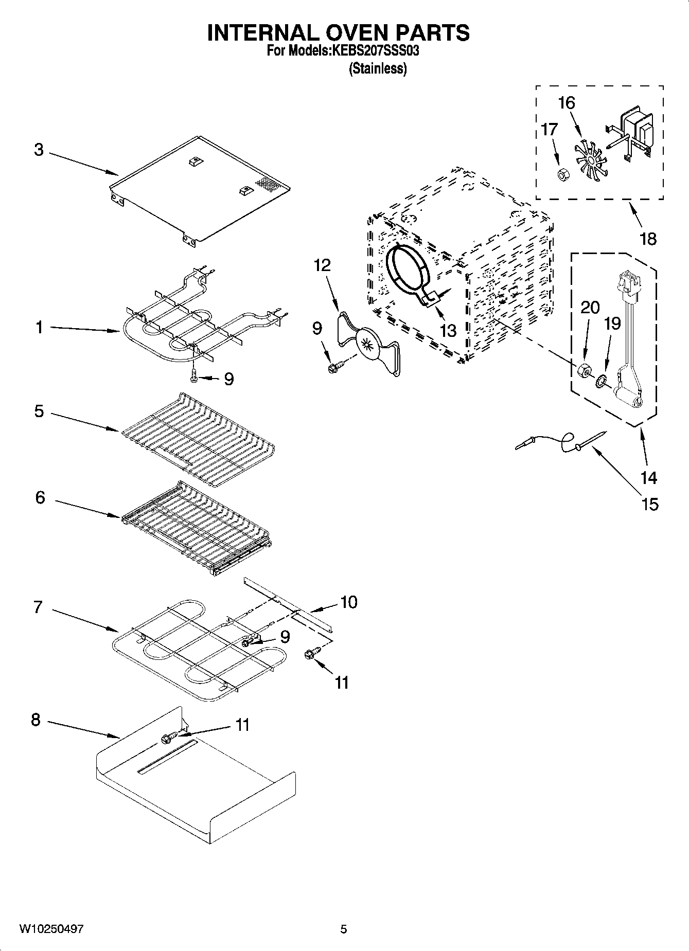 04 - INTERNAL OVEN PARTS