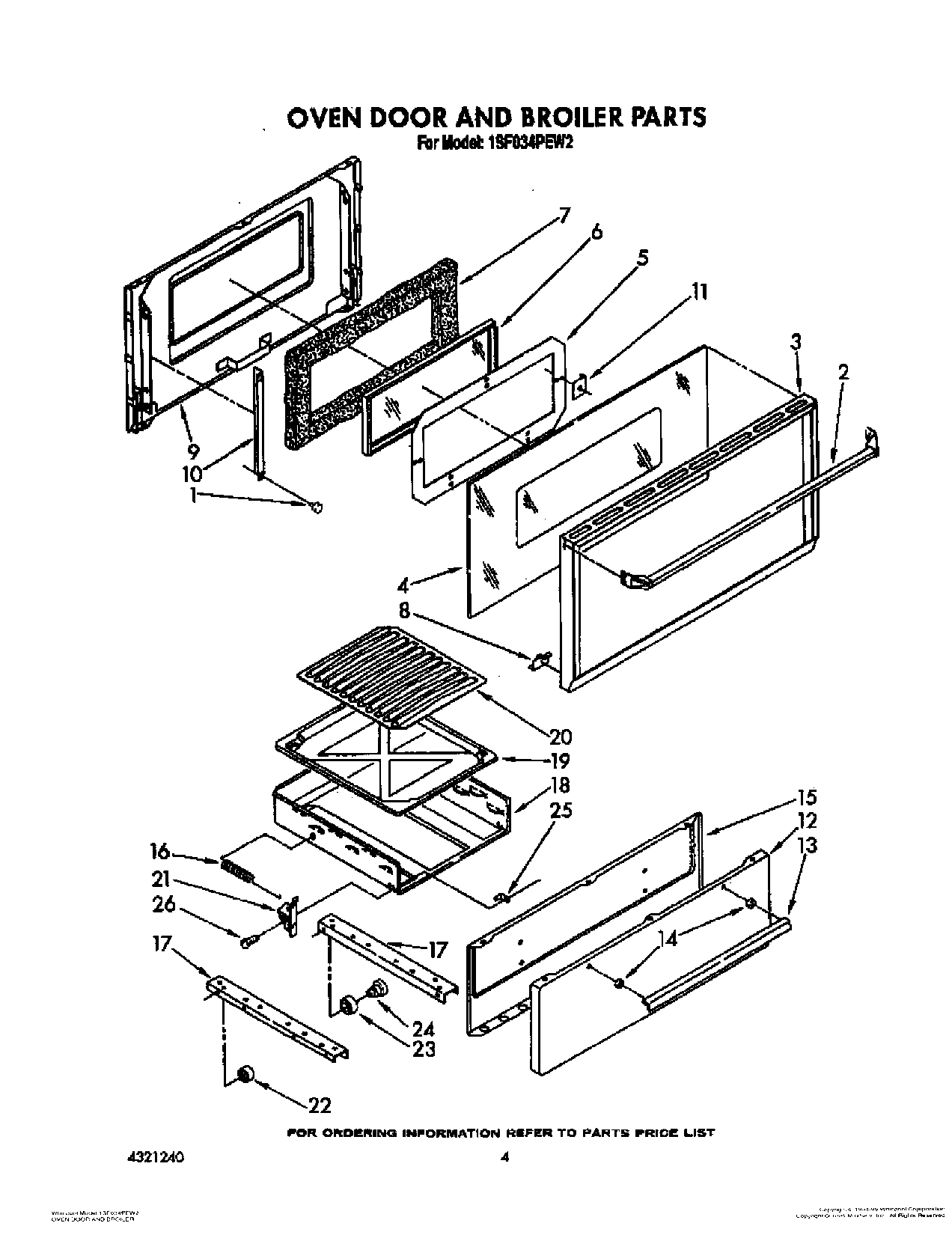 04 - OVEN DOOR AND BROILER