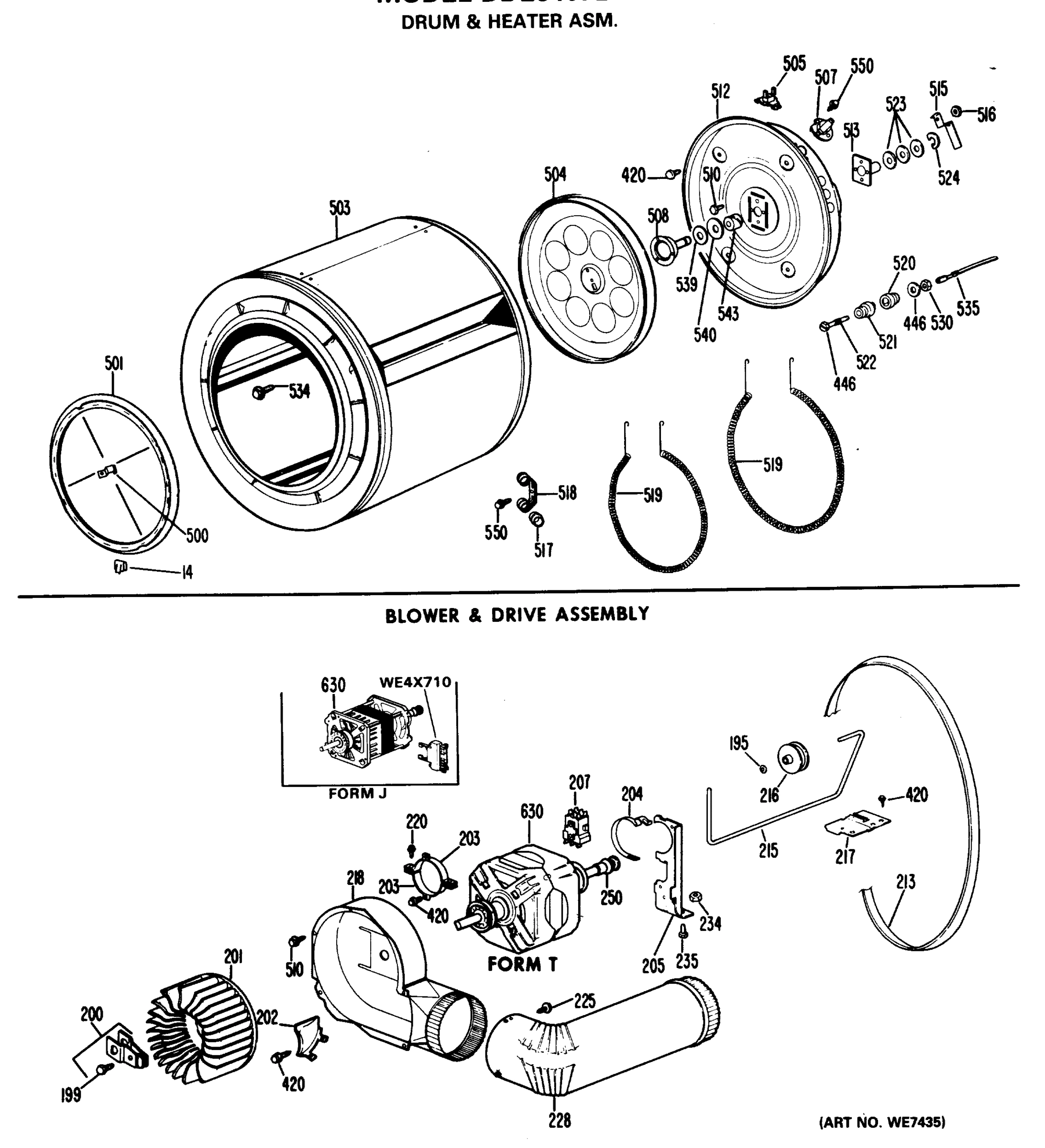 DRUM & HEATER ASM.