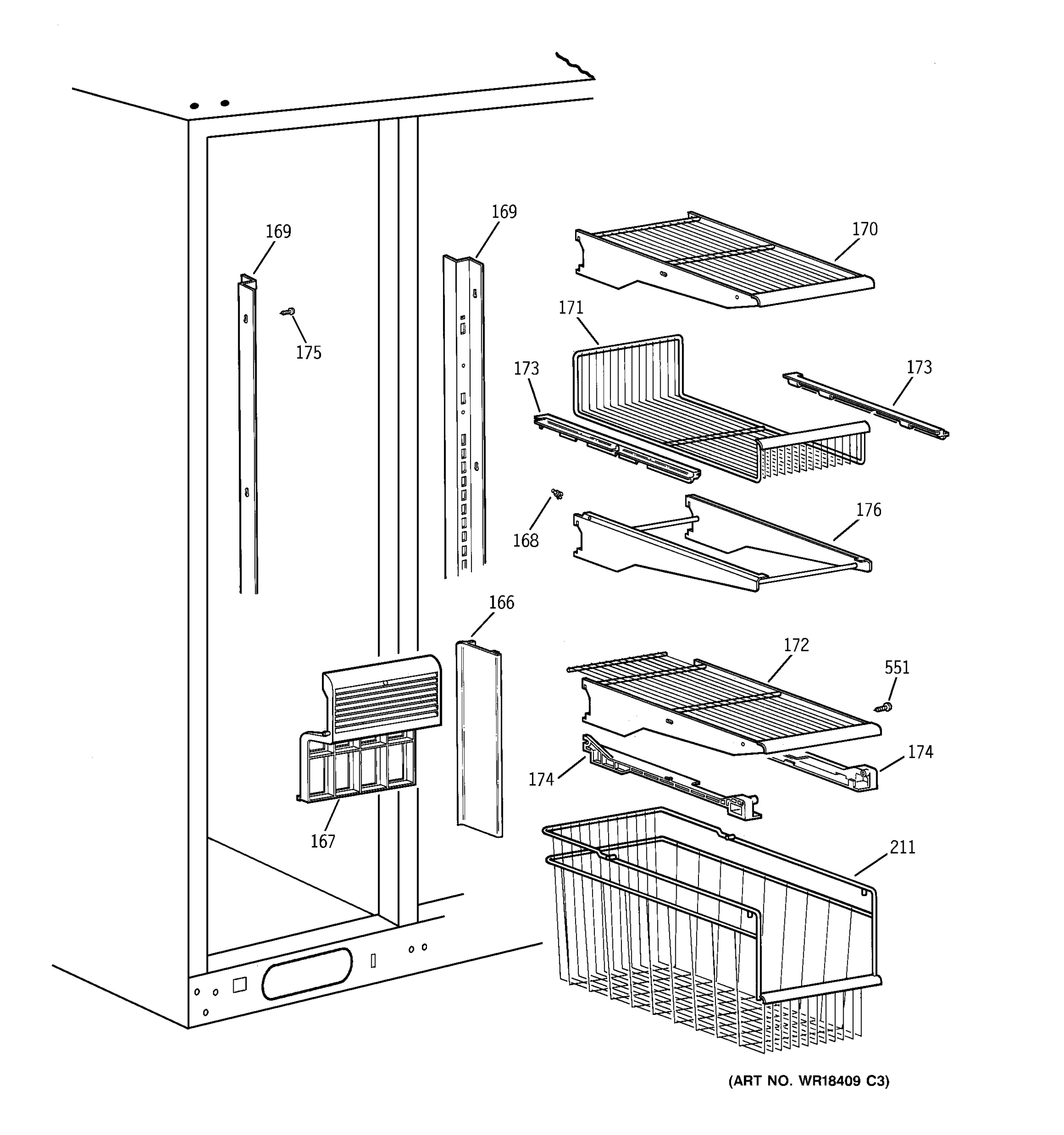 FREEZER SHELVES