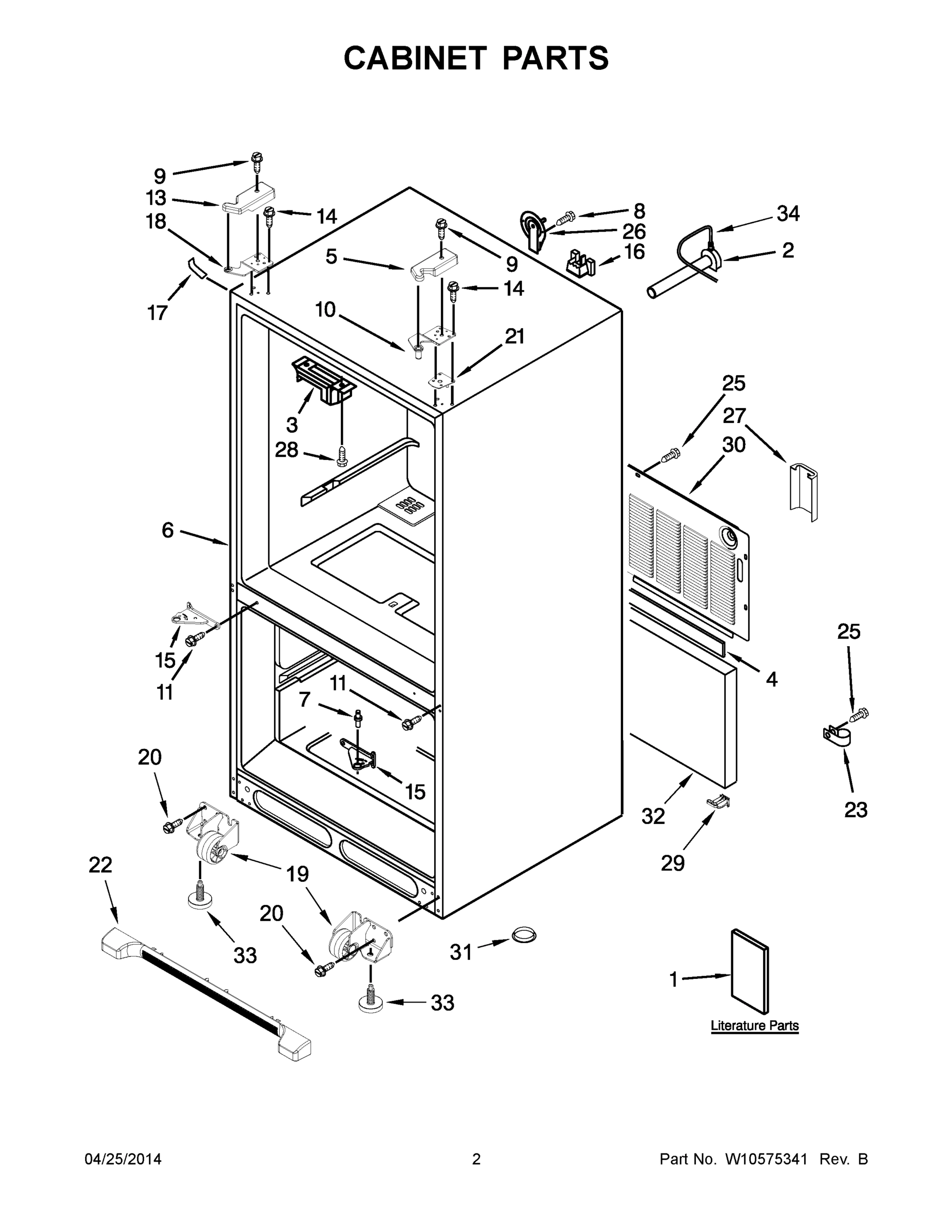 02 - CABINET PARTS