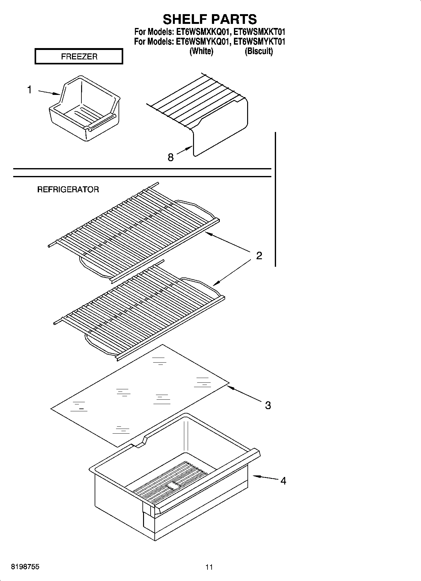 06 - SHELF PARTS, LITERATURE AND OPTIONAL PARTS