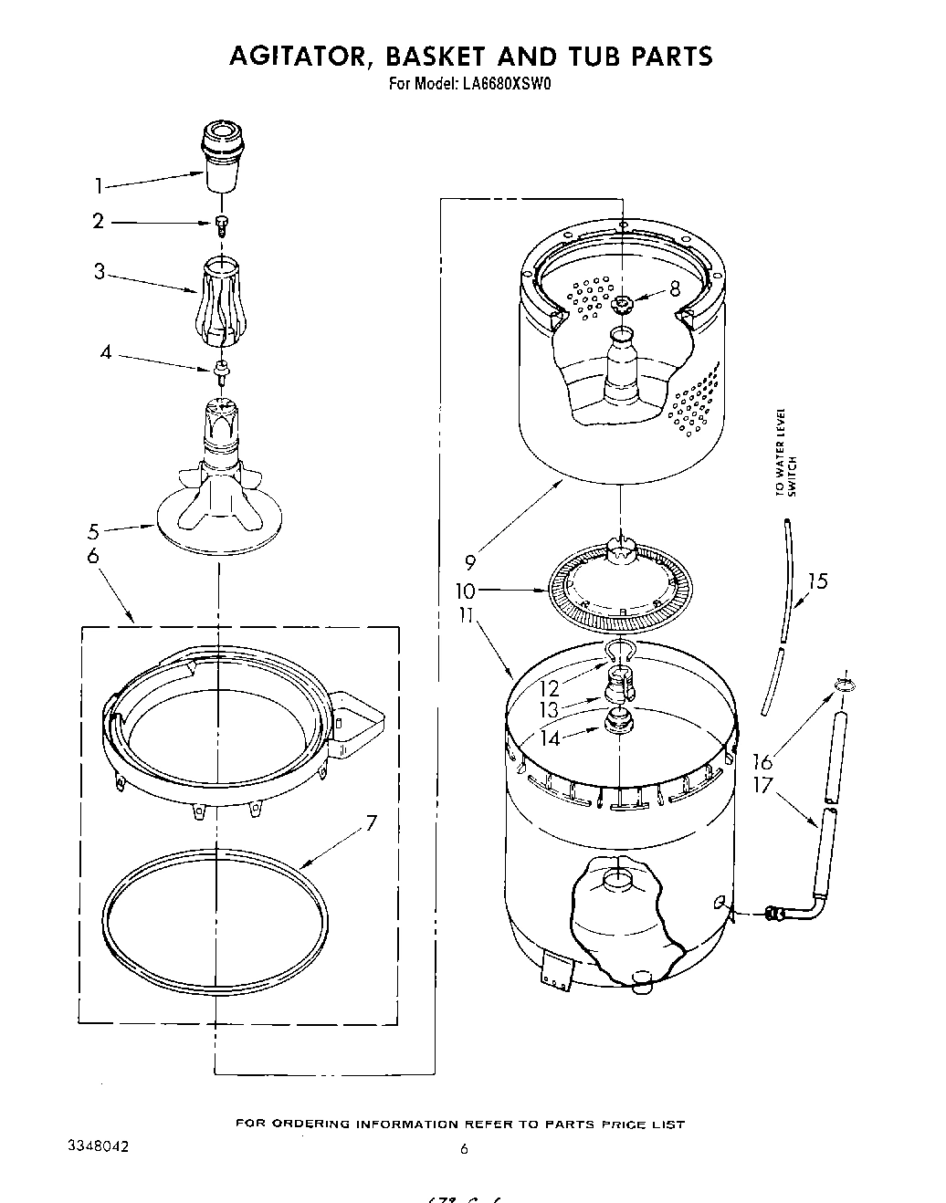 05 - AGITATOR, BASKET AND TUB