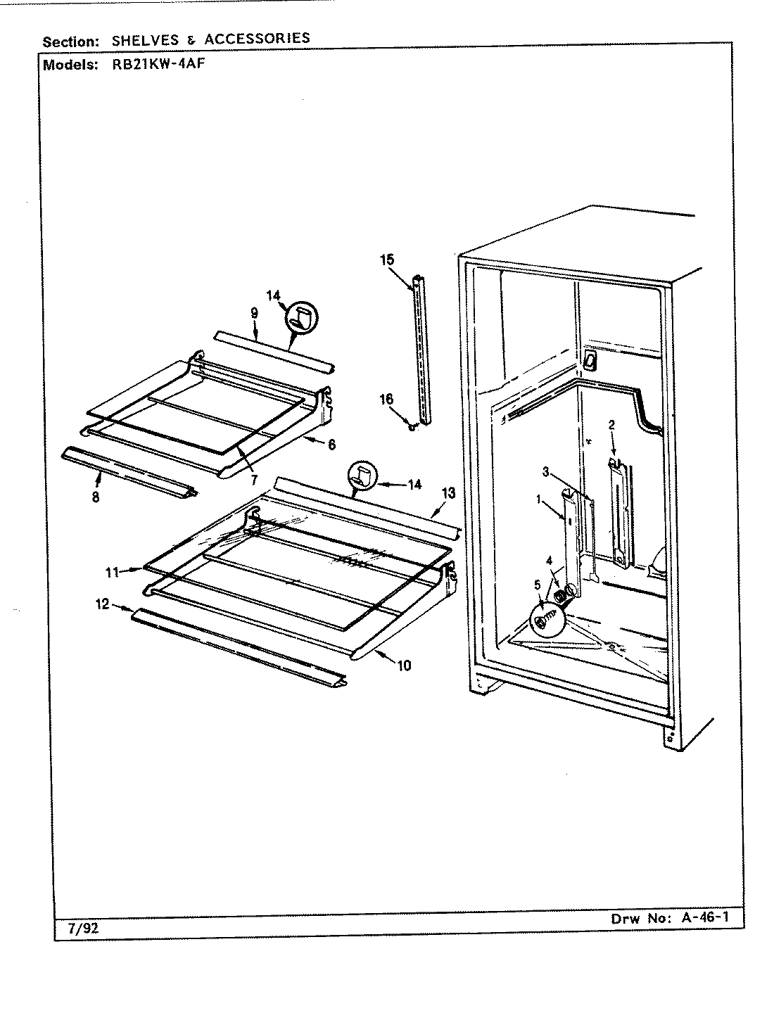 07 - SHELVES & ACCESSORIES