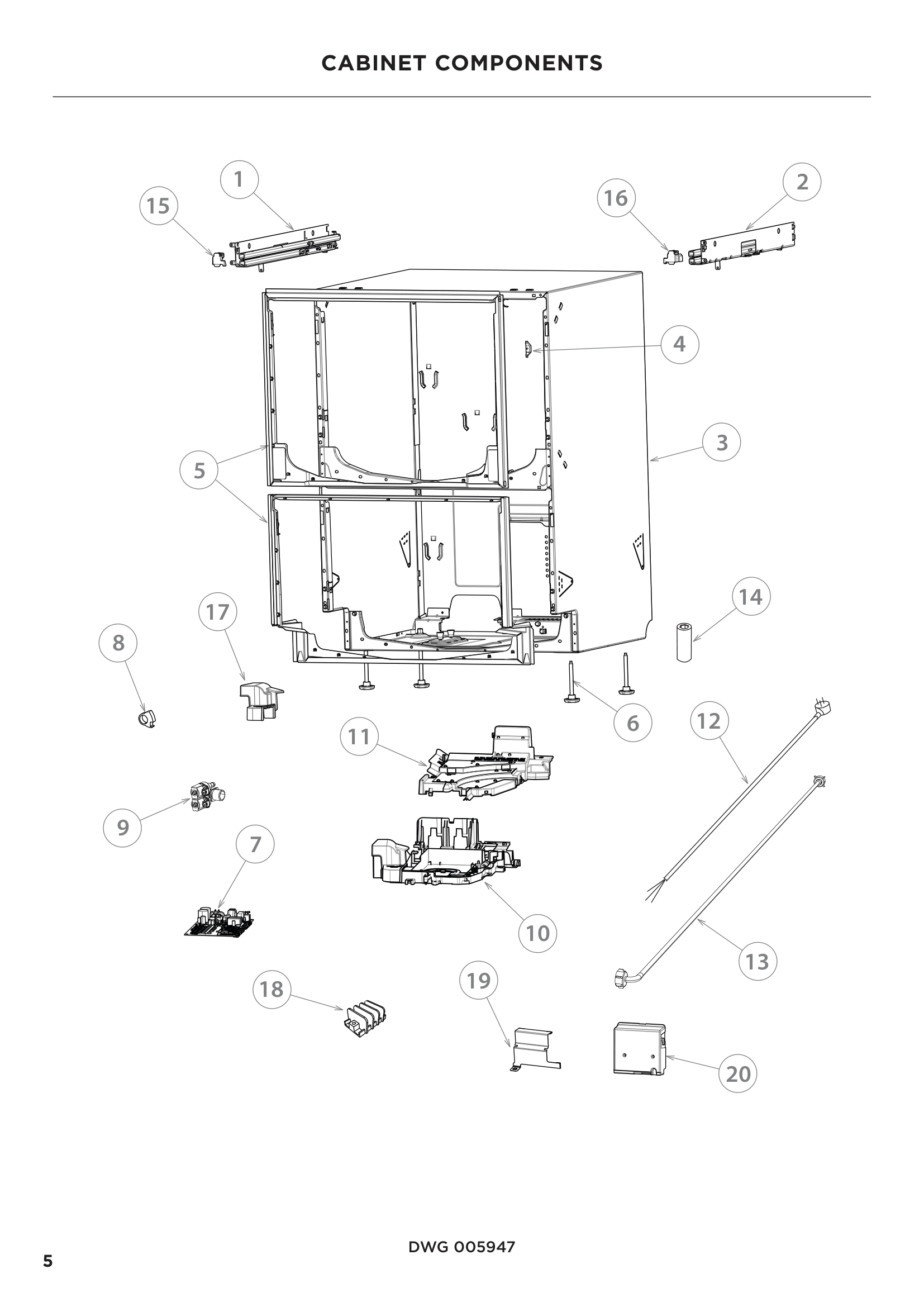 CABINET COMPONENTS