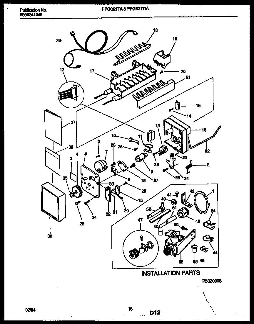 09 - ICE MAKER AND INSTALLATION PARTS