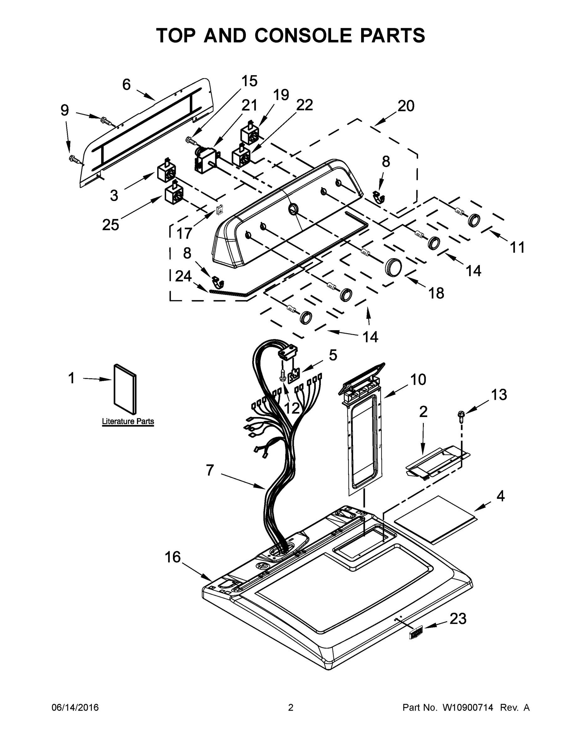 02 - TOP AND CONSOLE PARTS