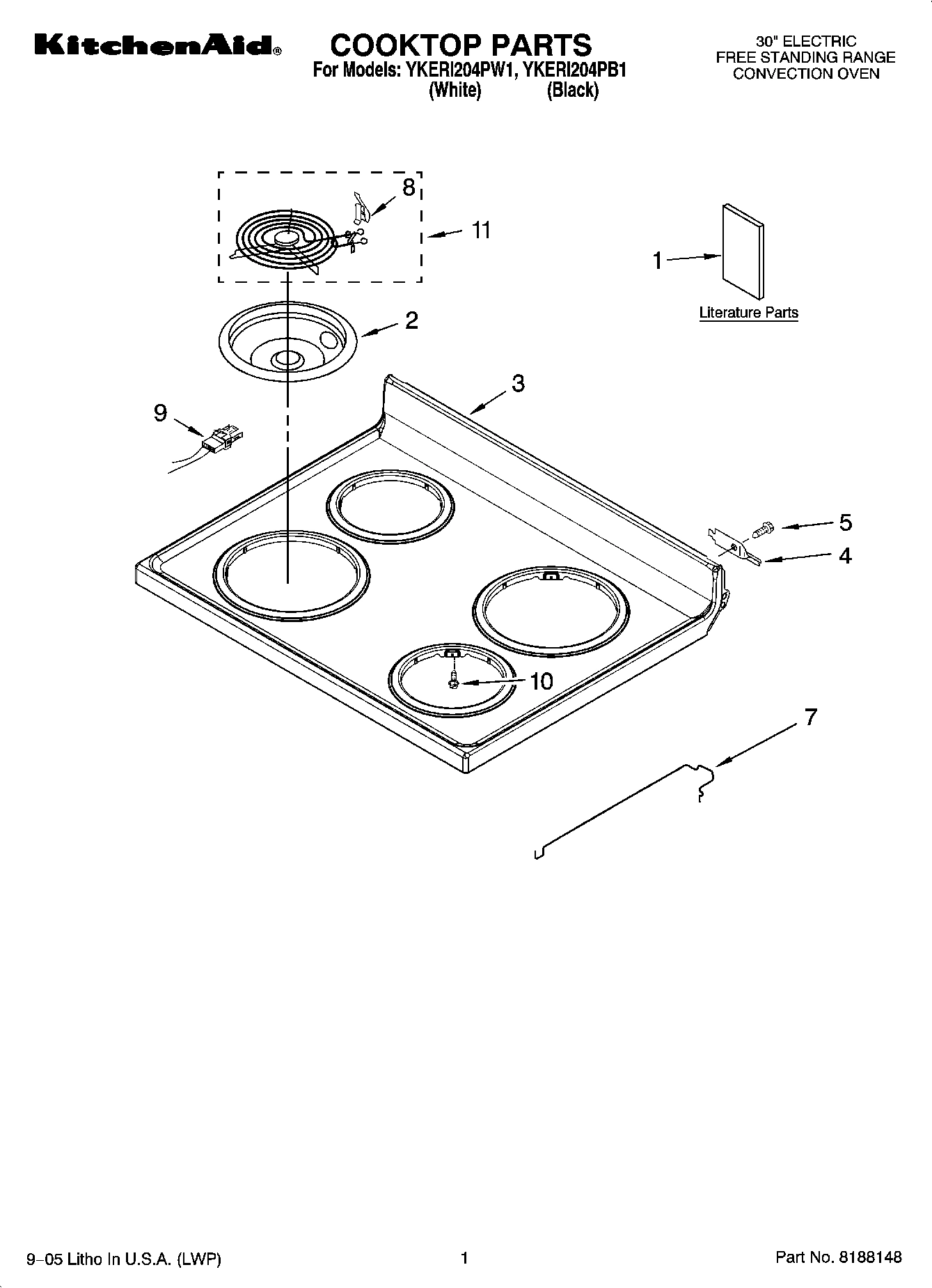01 - COOKTOP PARTS