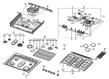 COOKTOP ASSEMBLY