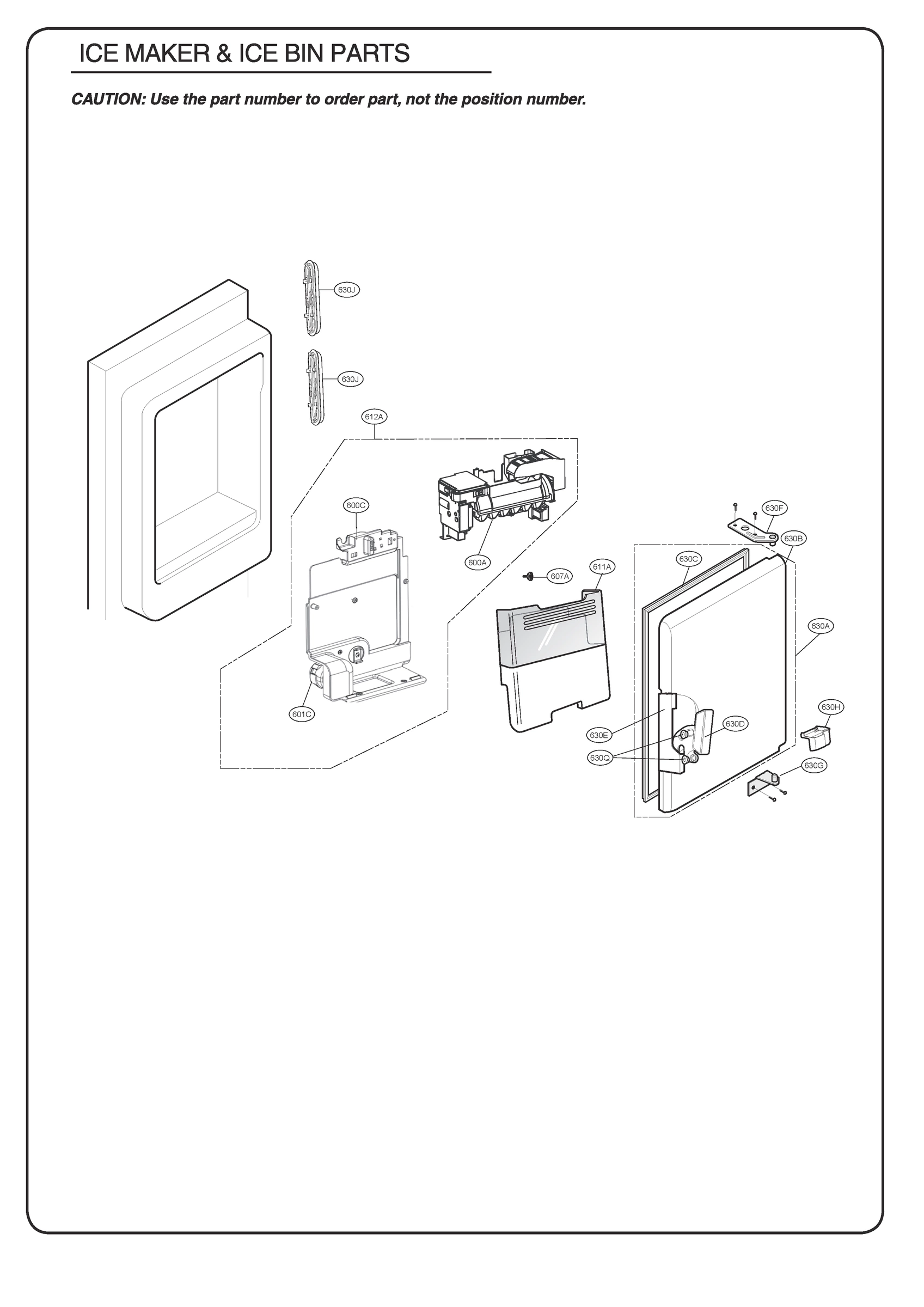 ICEMAKER & ICE BIN PARTS