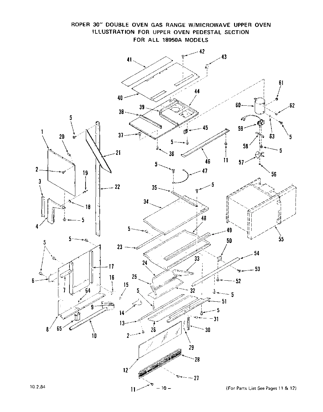 08 - UPPER OVEN PEDESTAL