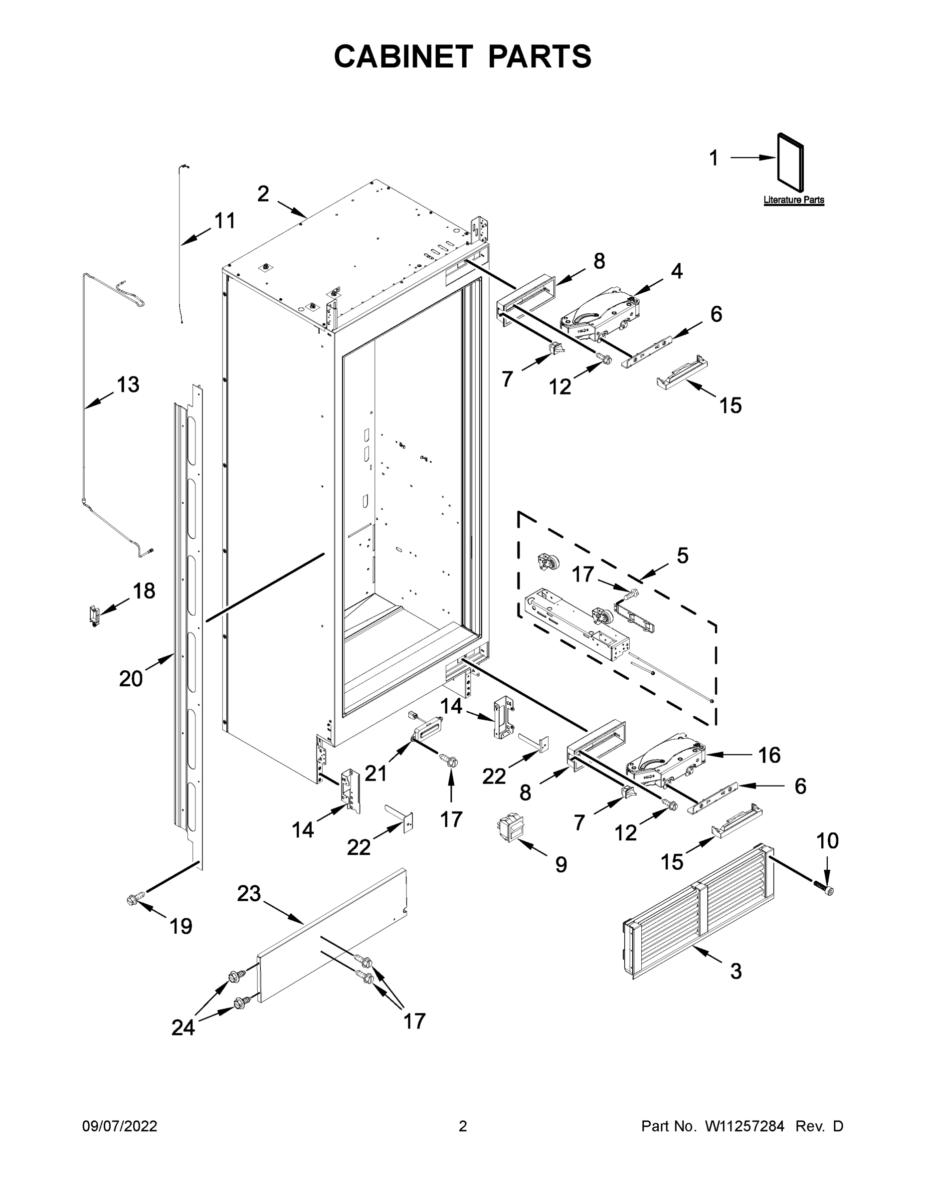 02 - CABINET PARTS
