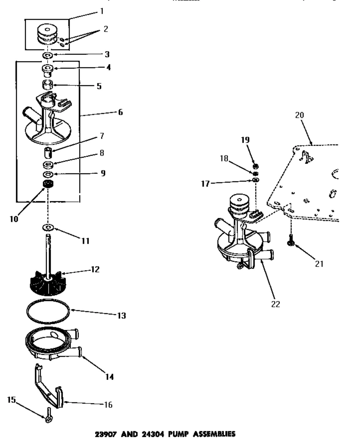 01 - 23907 & 24304 PUMP ASSEMBLIES