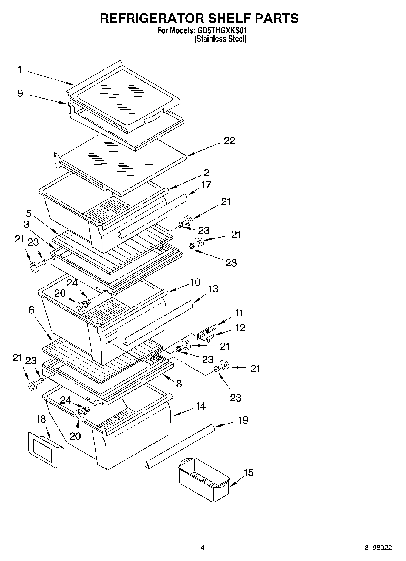 03 - REFRIGERATOR SHELF