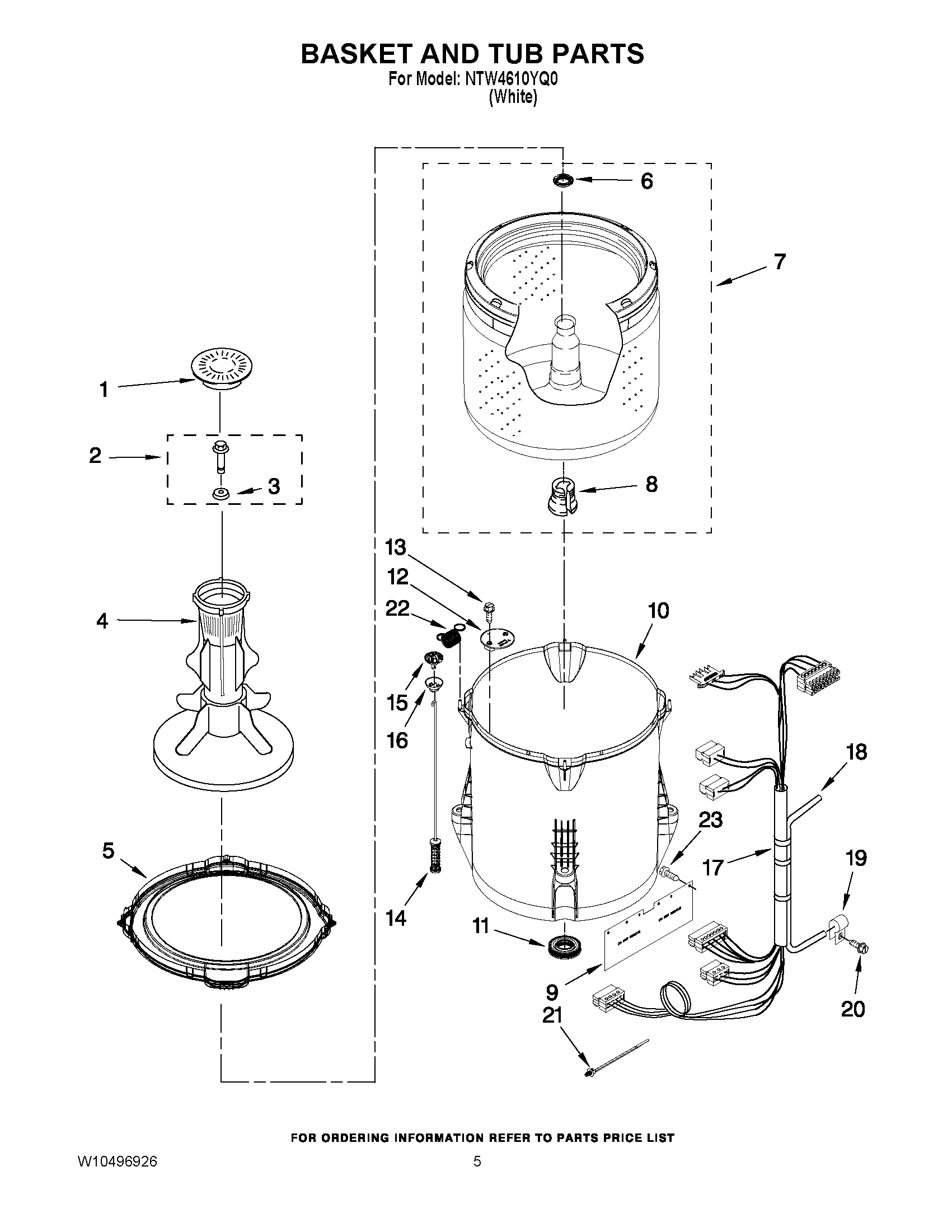 03 - BASKET AND TUB PARTS
