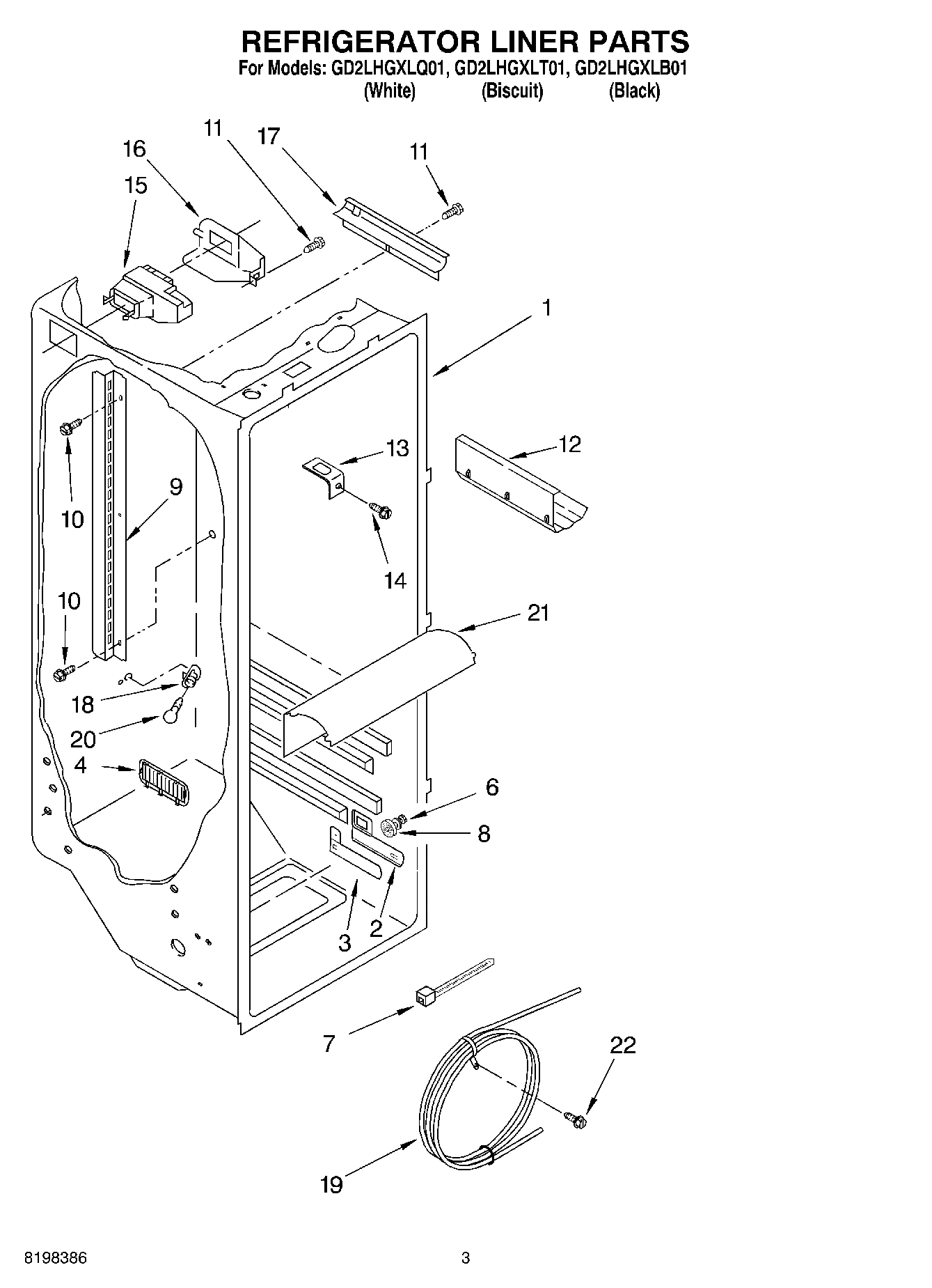 02 - REFRIGERATOR LINER