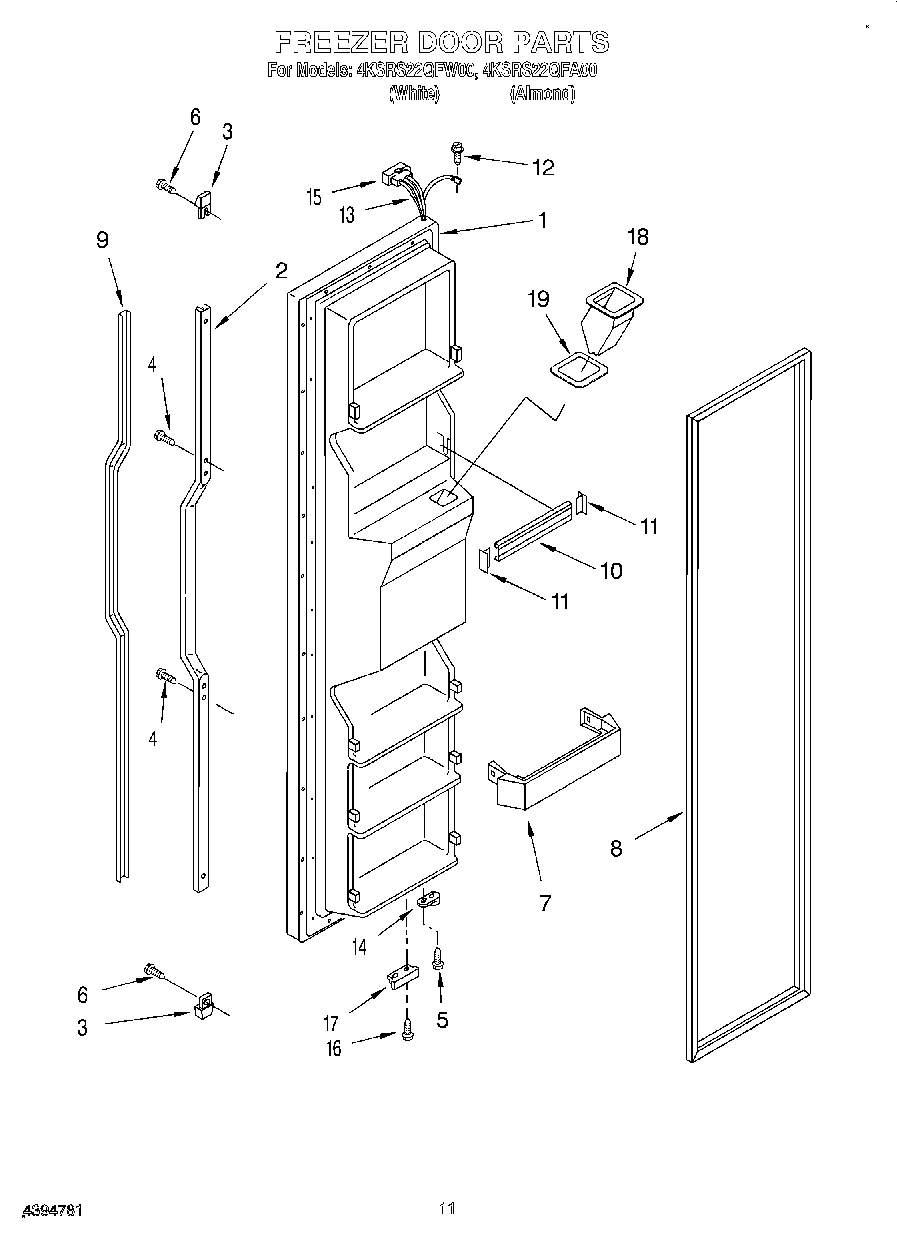 07 - FREEZER DOOR