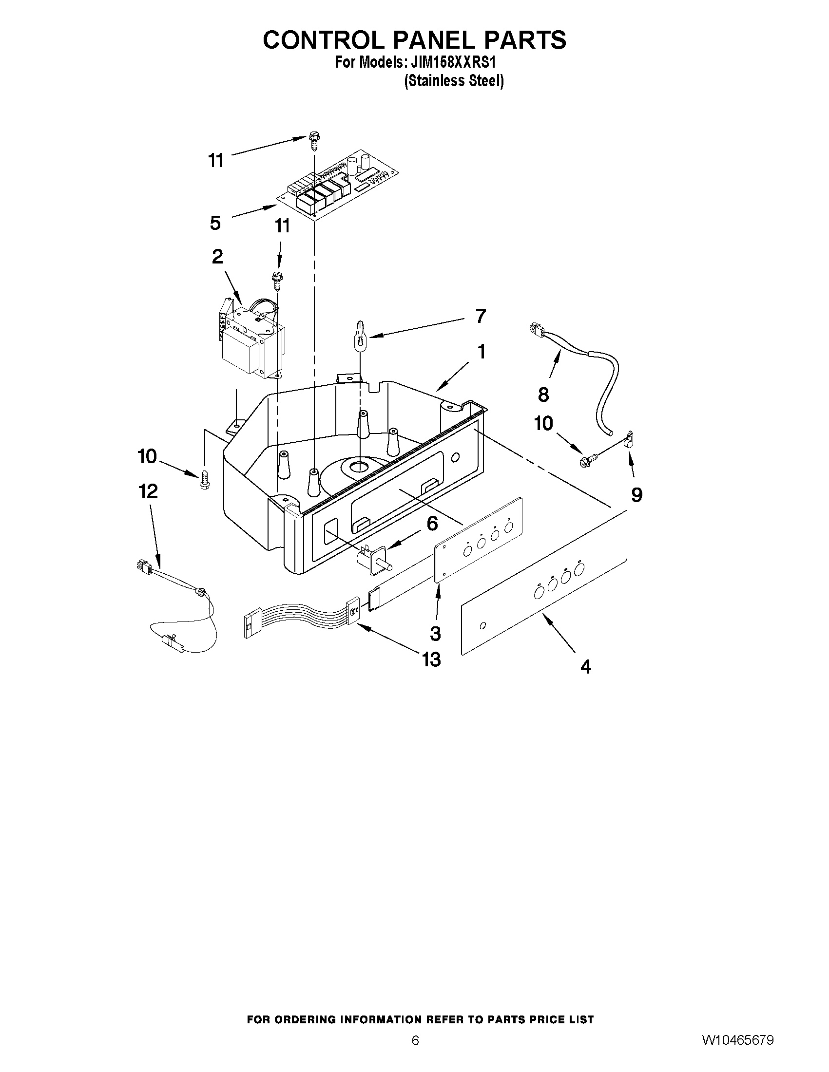 04 - CONTROL PANEL PARTS
