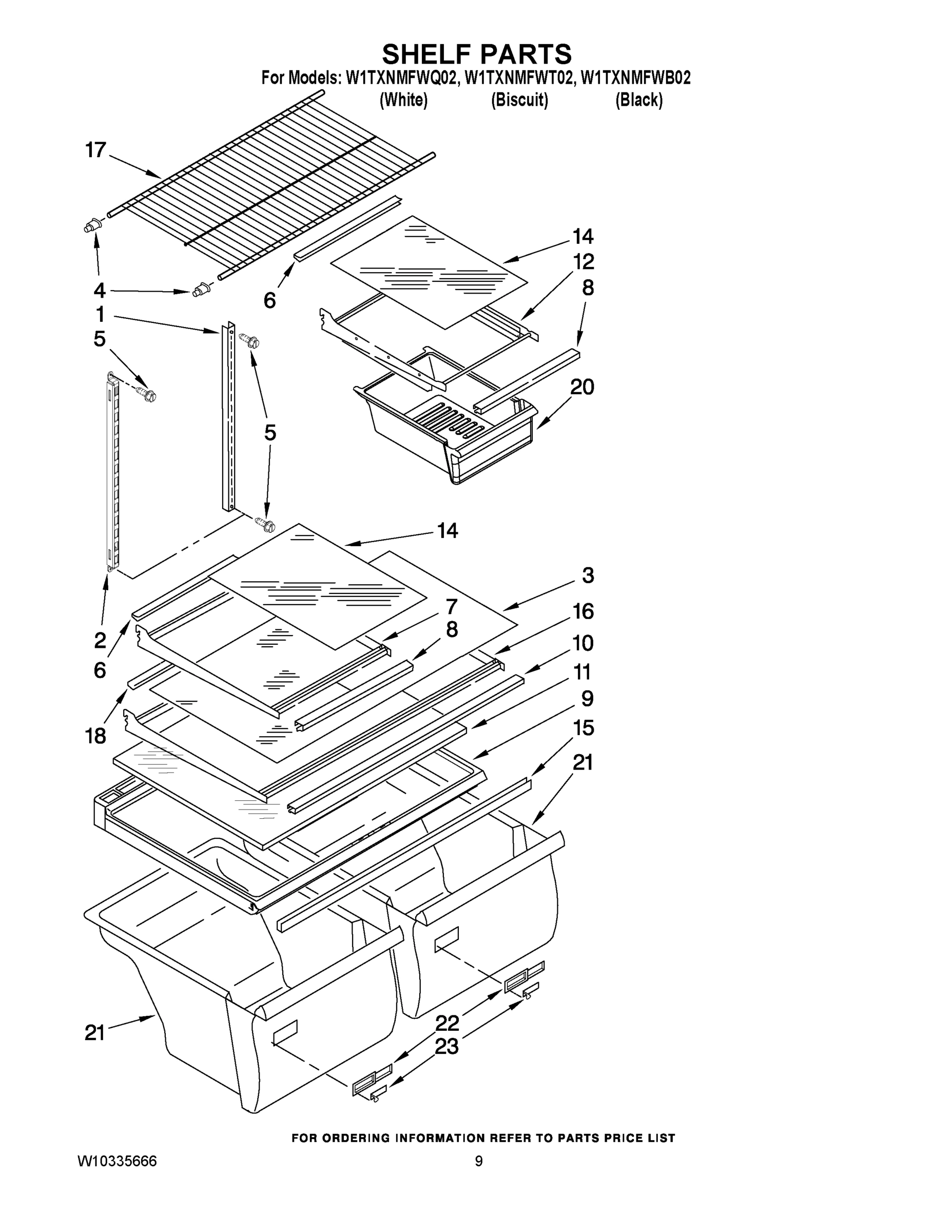 05 - SHELF PARTS