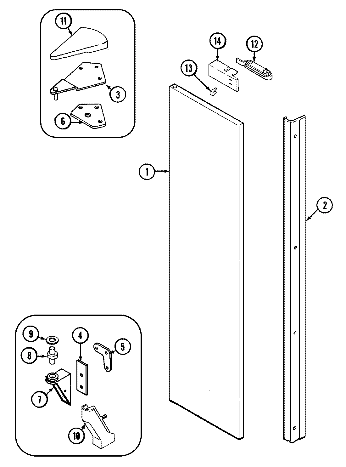 03 - FREEZER OUTER DOOR