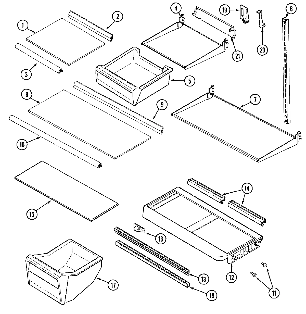 07 - SHELVES & ACCESSORIES