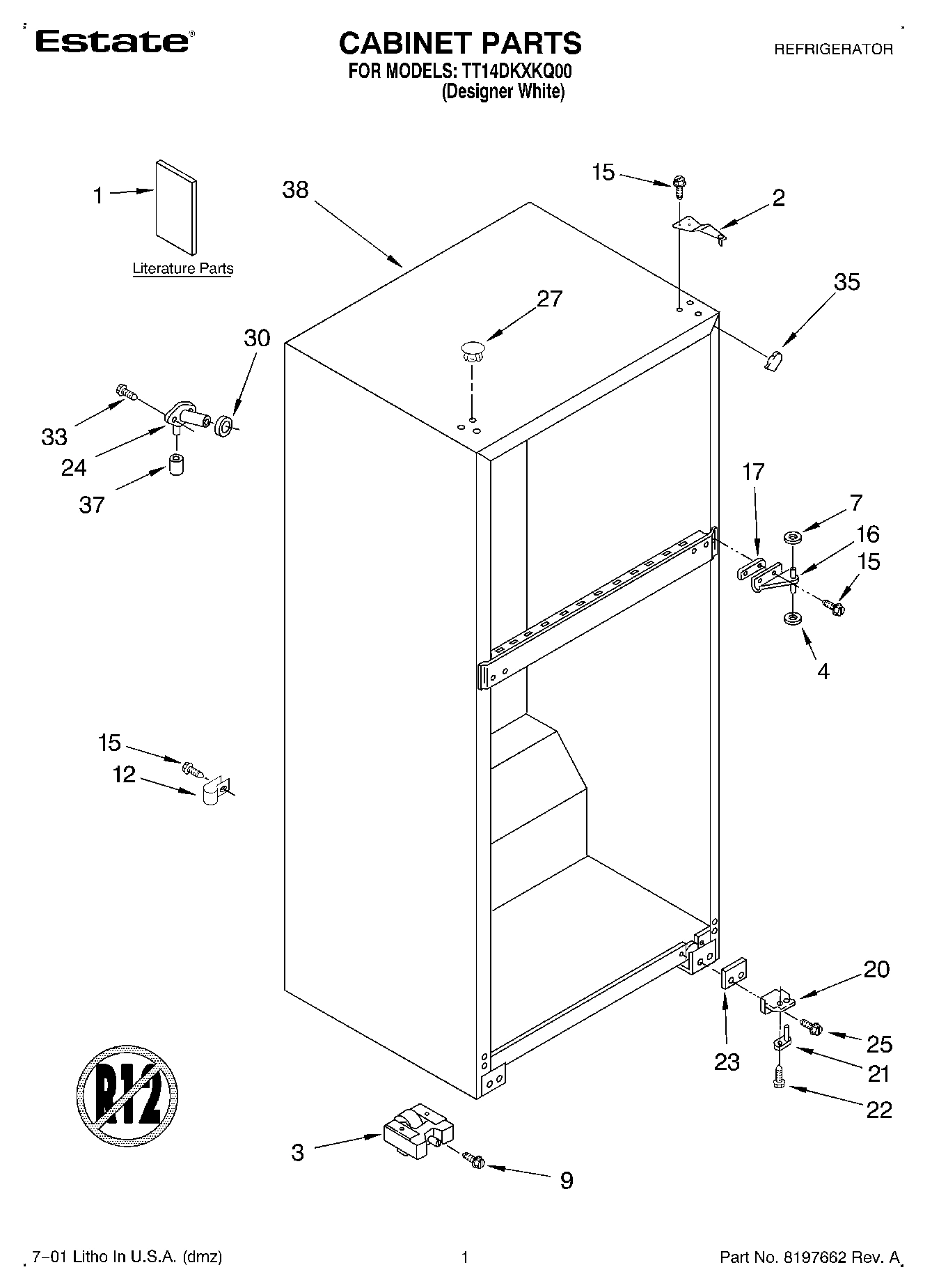 01 - CABINET, LITERATURE