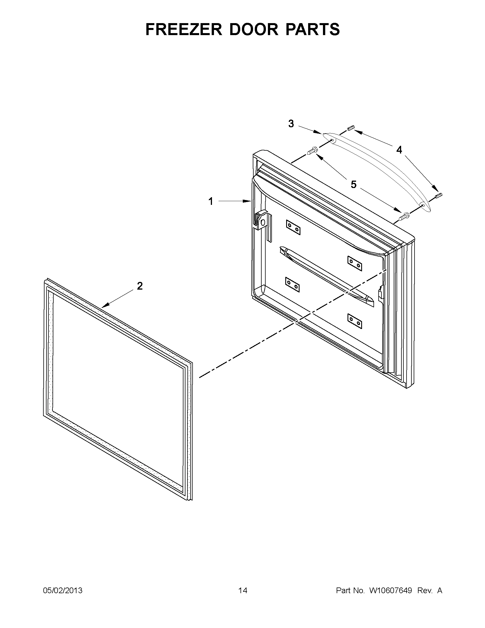 07 - FREEZER DOOR PARTS