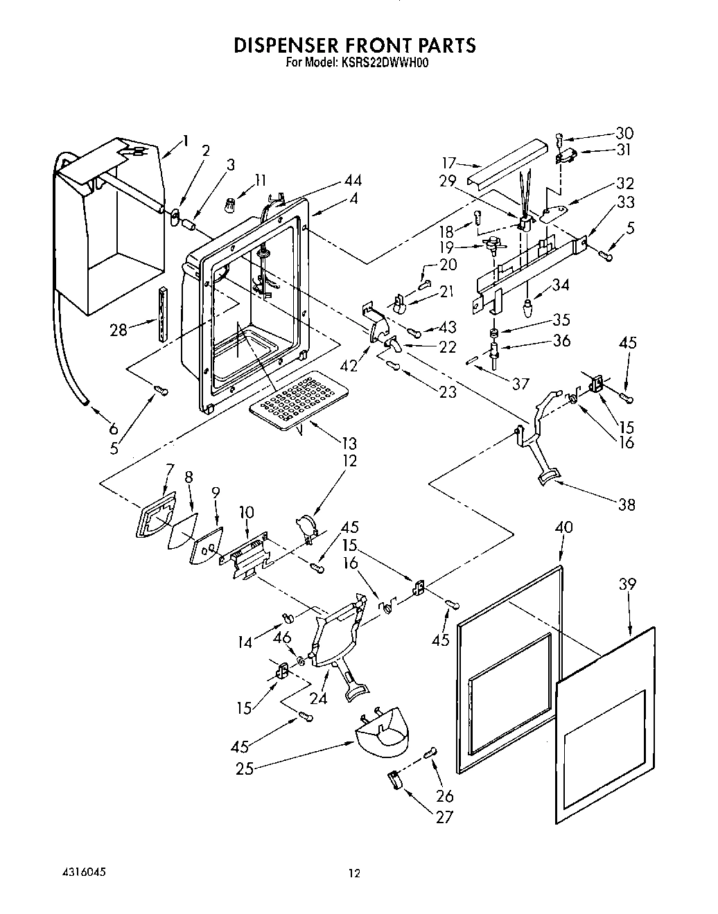 09 - DISPENSER FRONT