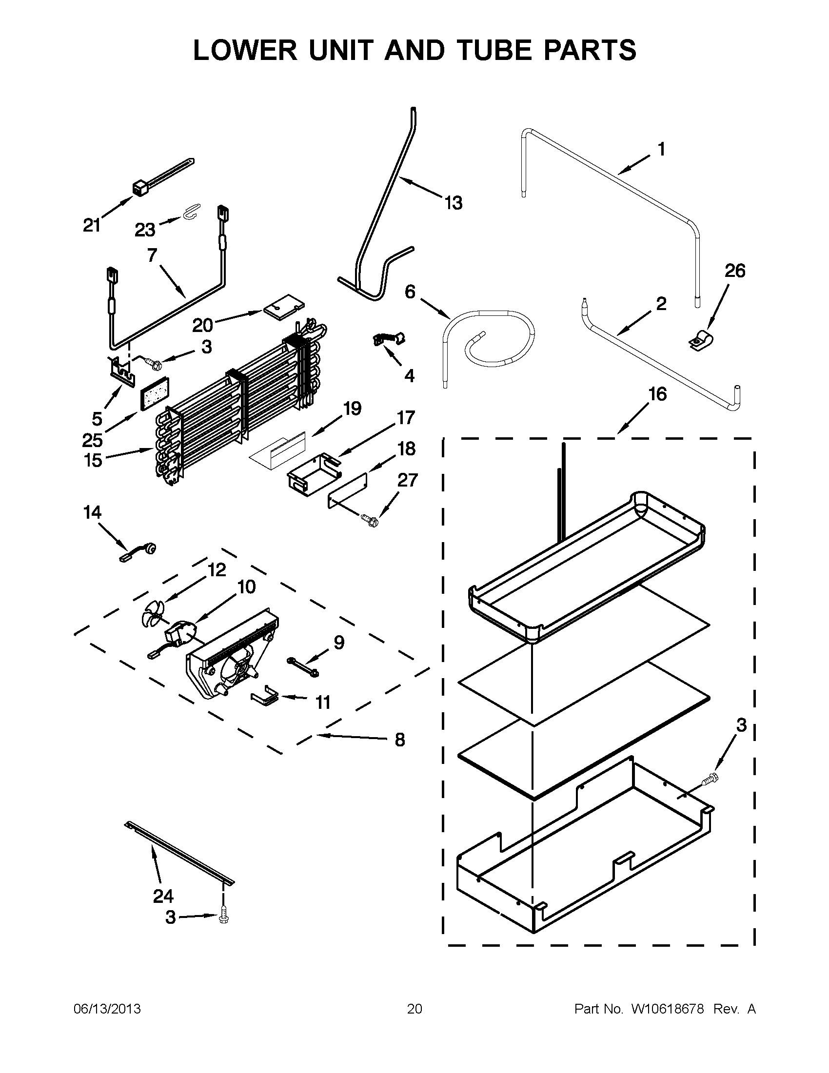 10 - LOWER UNIT AND TUBE PARTS