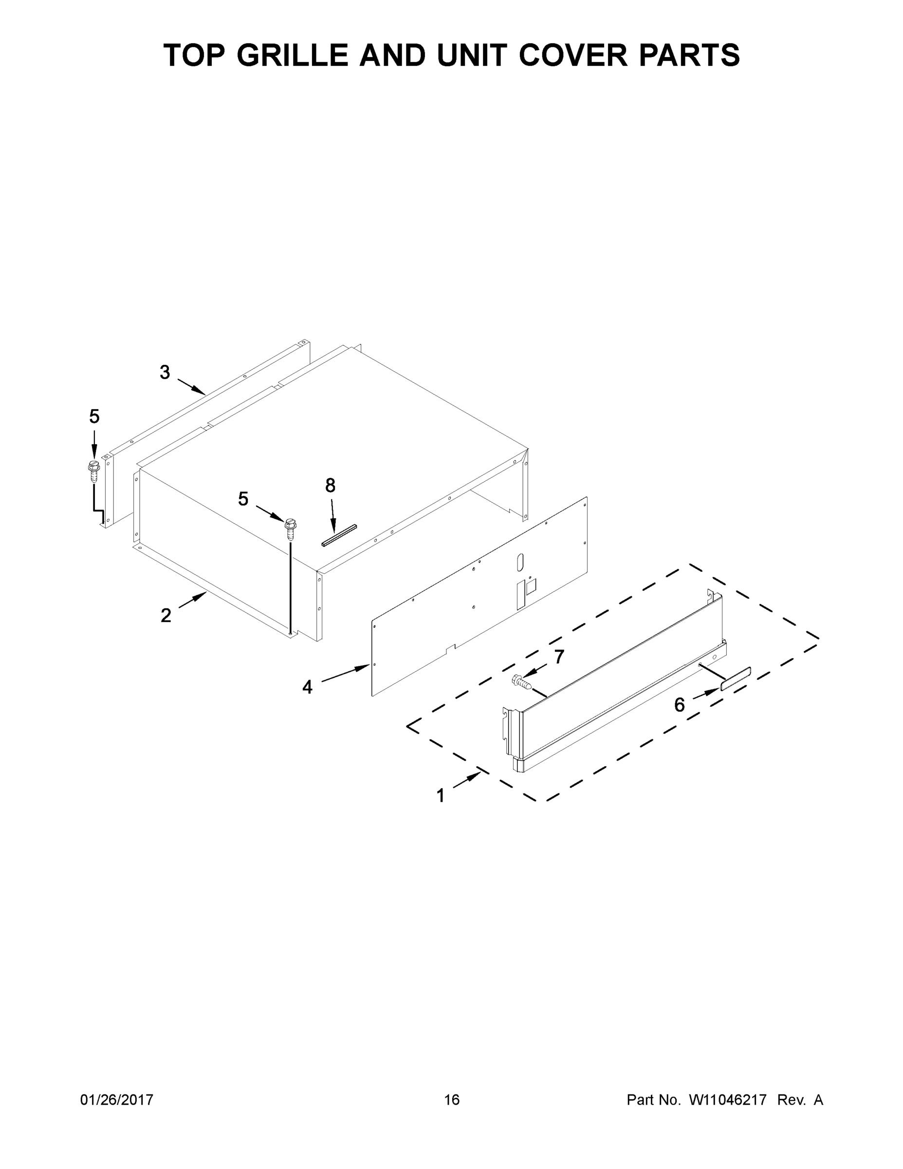 09 - TOP GRILLE AND UNIT COVER PARTS