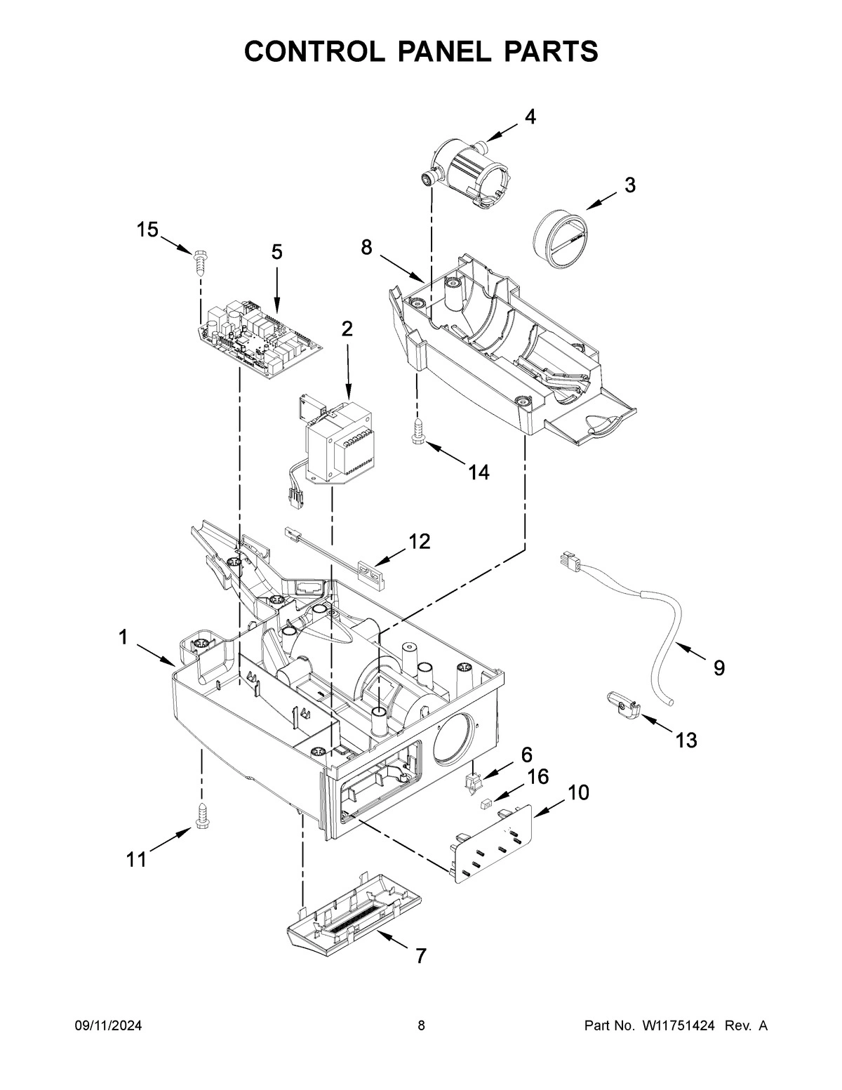05 - CONTROL PANEL PARTS