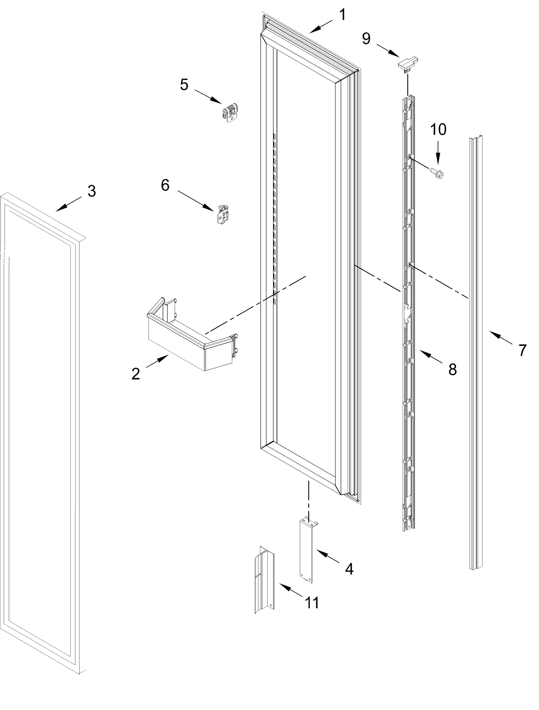 FREEZER DOOR PARTS