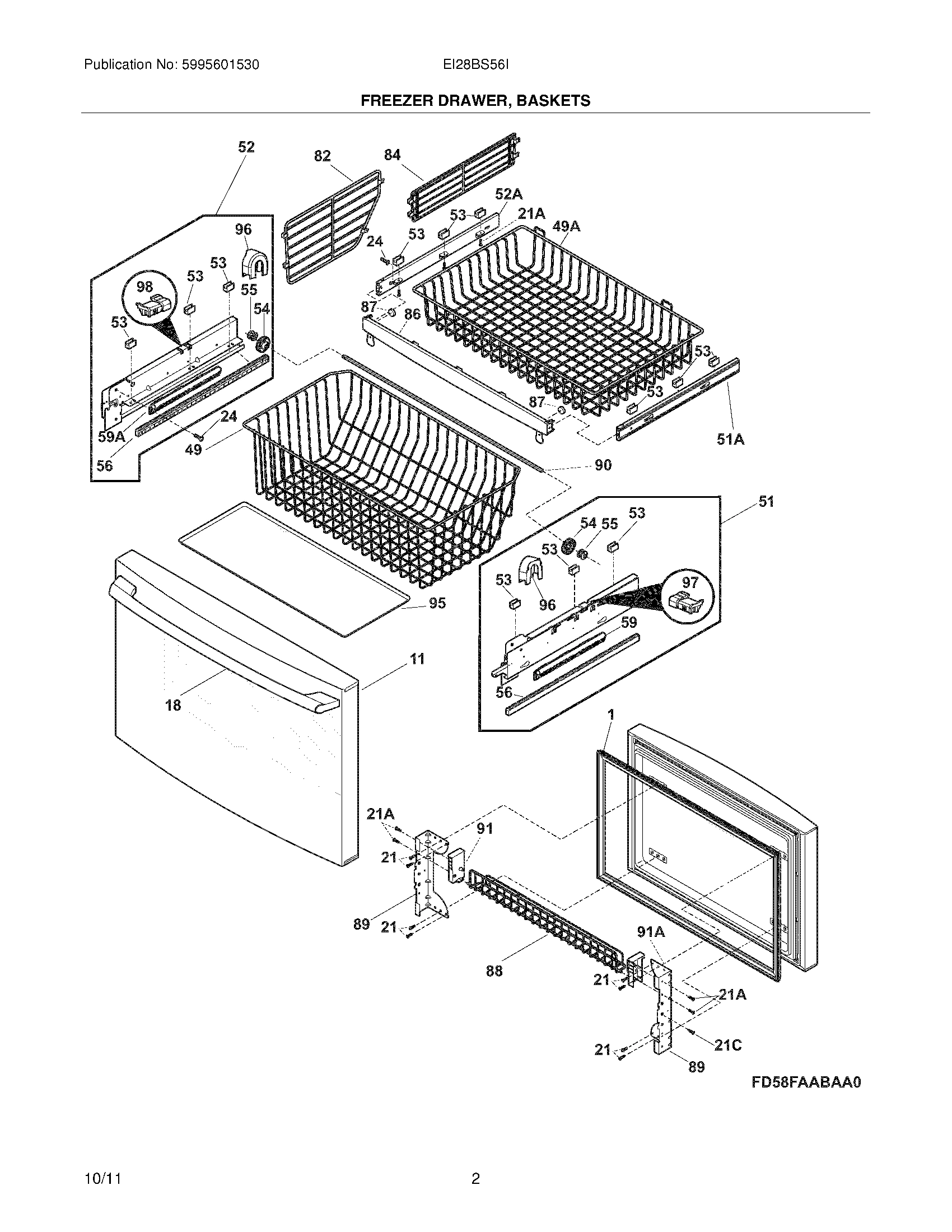 03 - FREEZER DRAWER/BASKETS